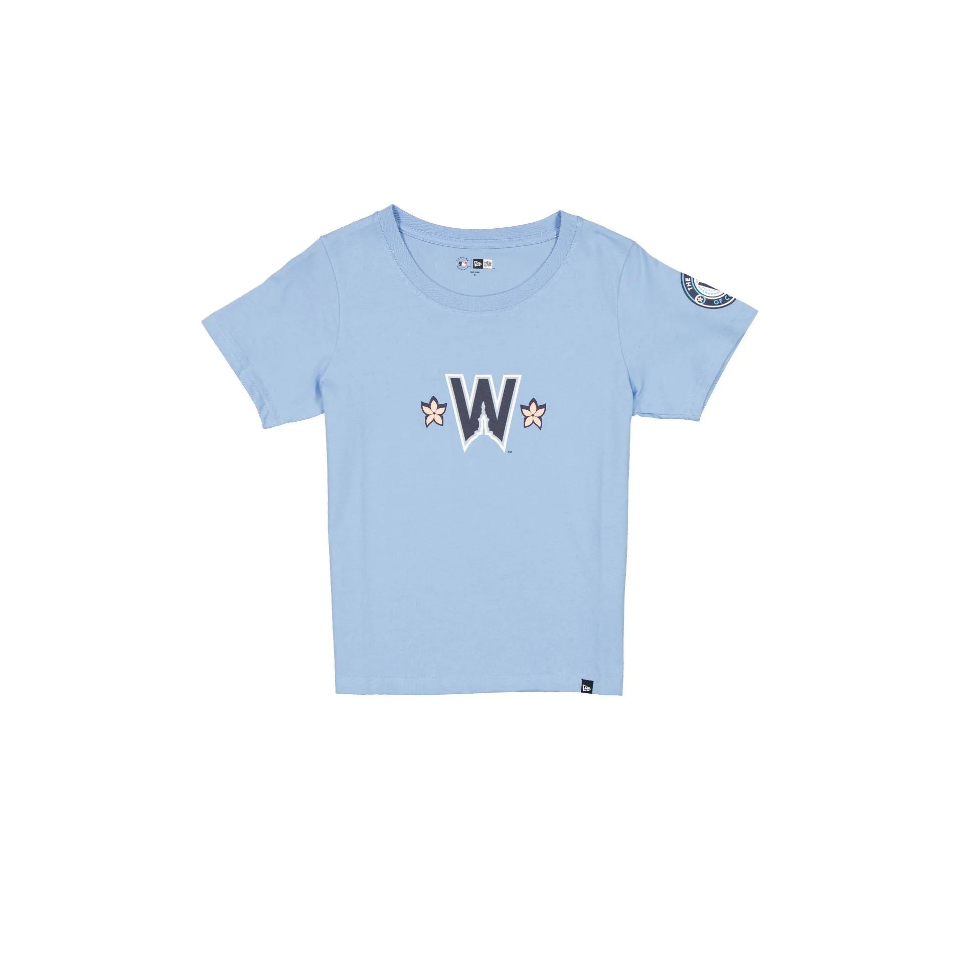 Washington Nationals City Connect Women's Pastel Blue T-Shirt sold by New Era
