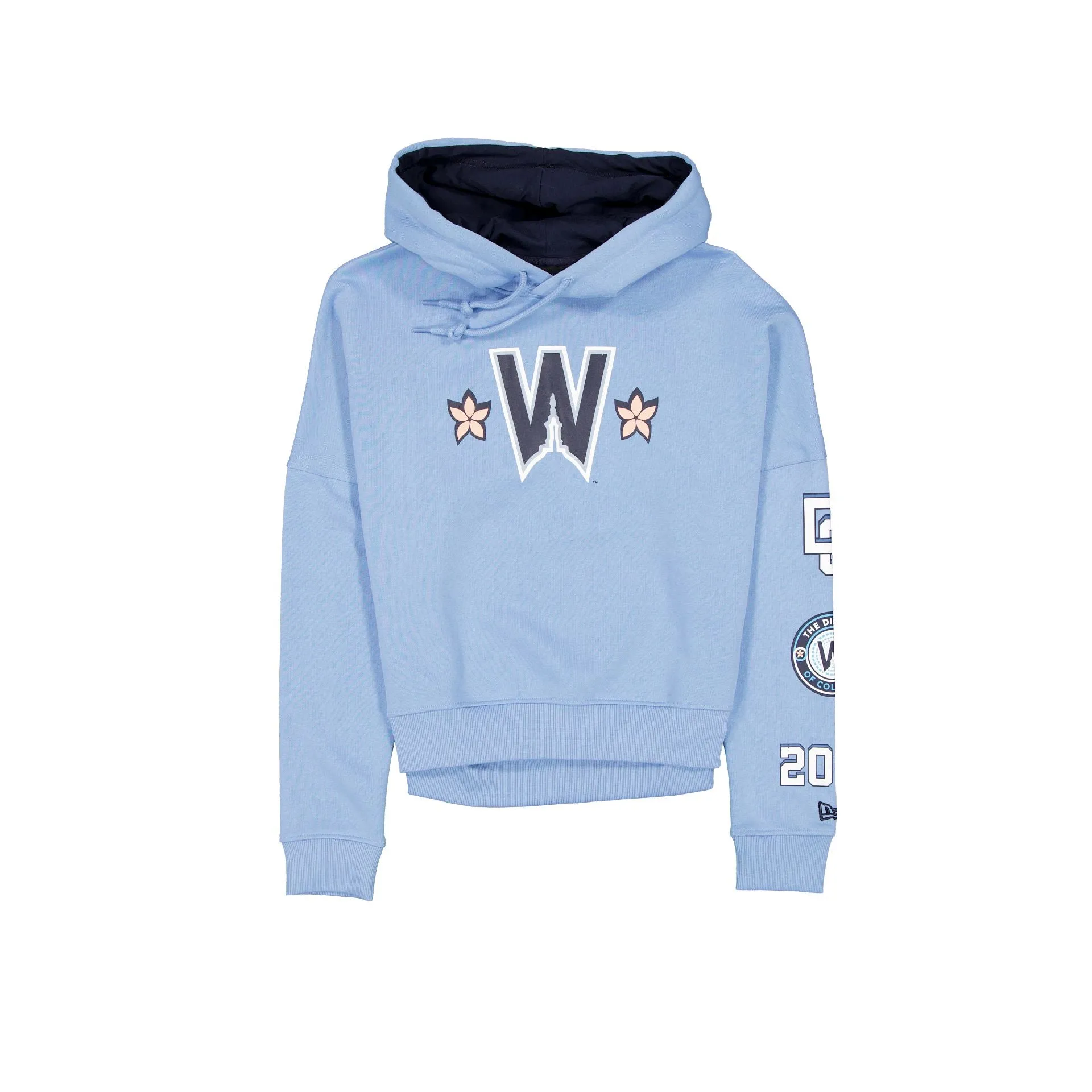 Washington Nationals City Connect Women's Pastel Blue Hoodie sold by New Era