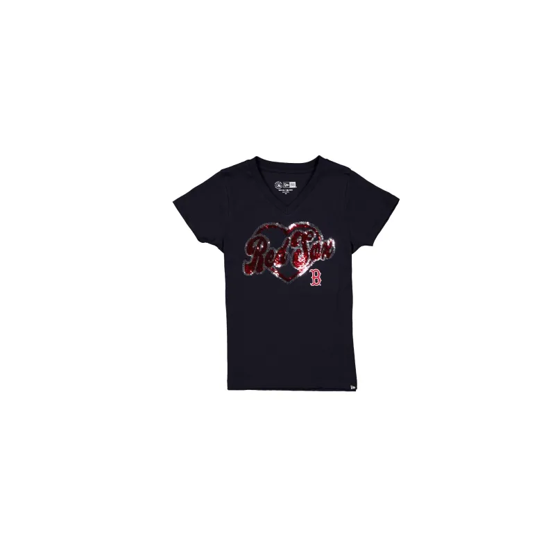 Boston Red Sox Sparkle Girls T-Shirt sold by New Era