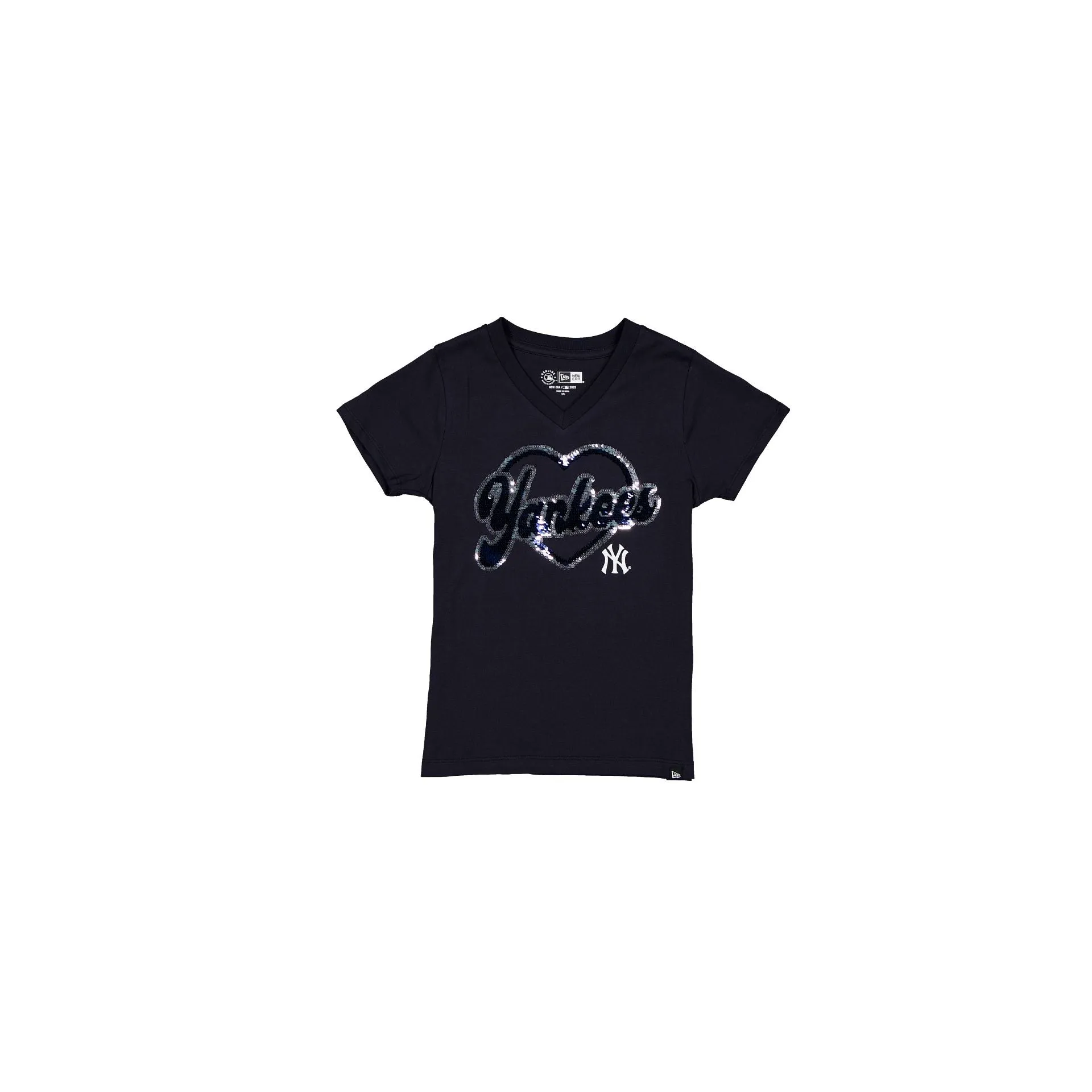 New York Yankees Sparkle Girls T-Shirt sold by New Era