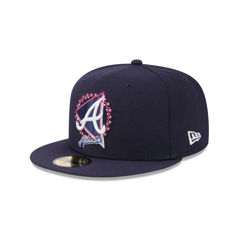 Atlanta Braves Glow-In-The-Dark 59FIFTY Fitted Hat sold by New Era