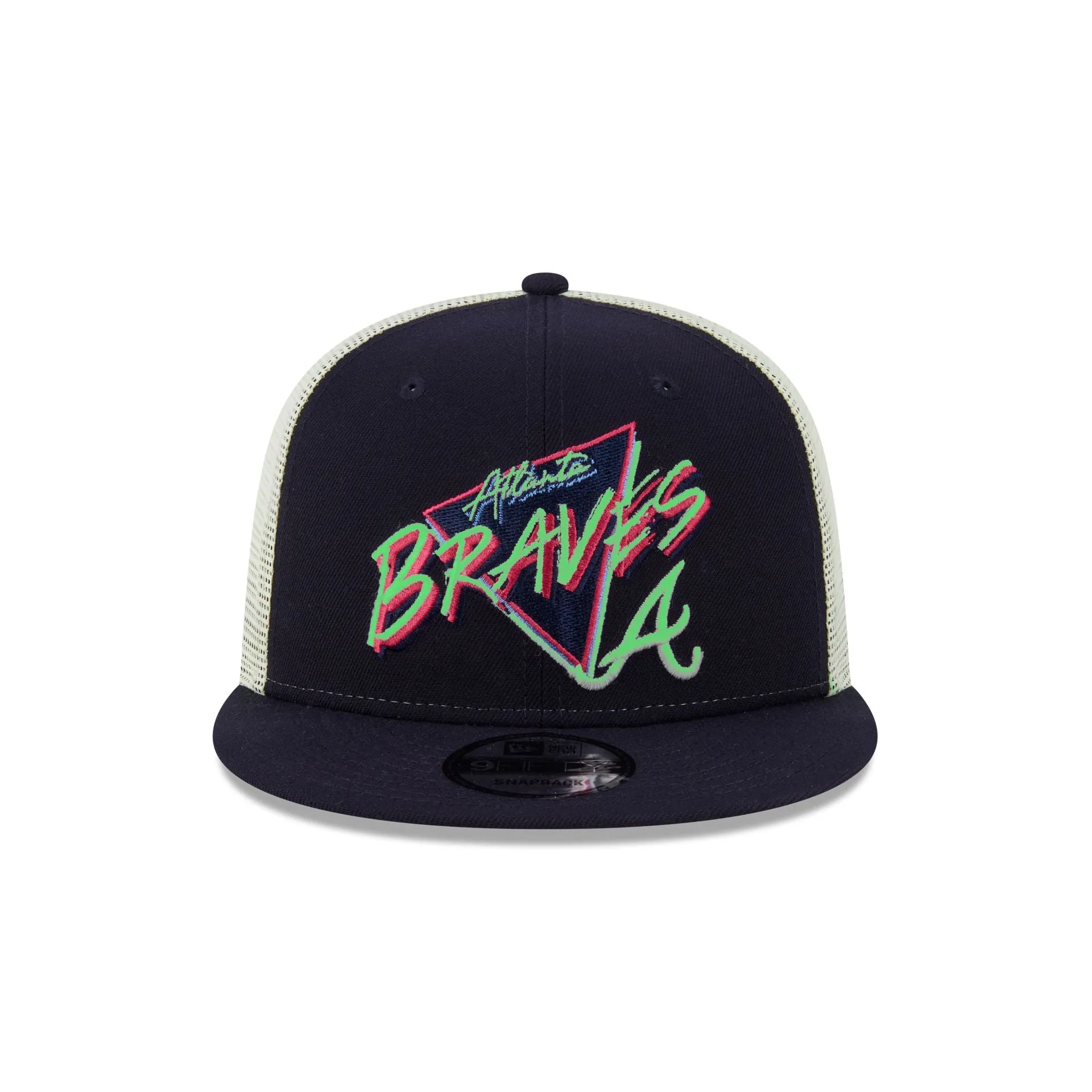 Atlanta Braves Glow-In-The-Dark 9FIFTY Trucker Hat sold by New Era product image thumbnail 4