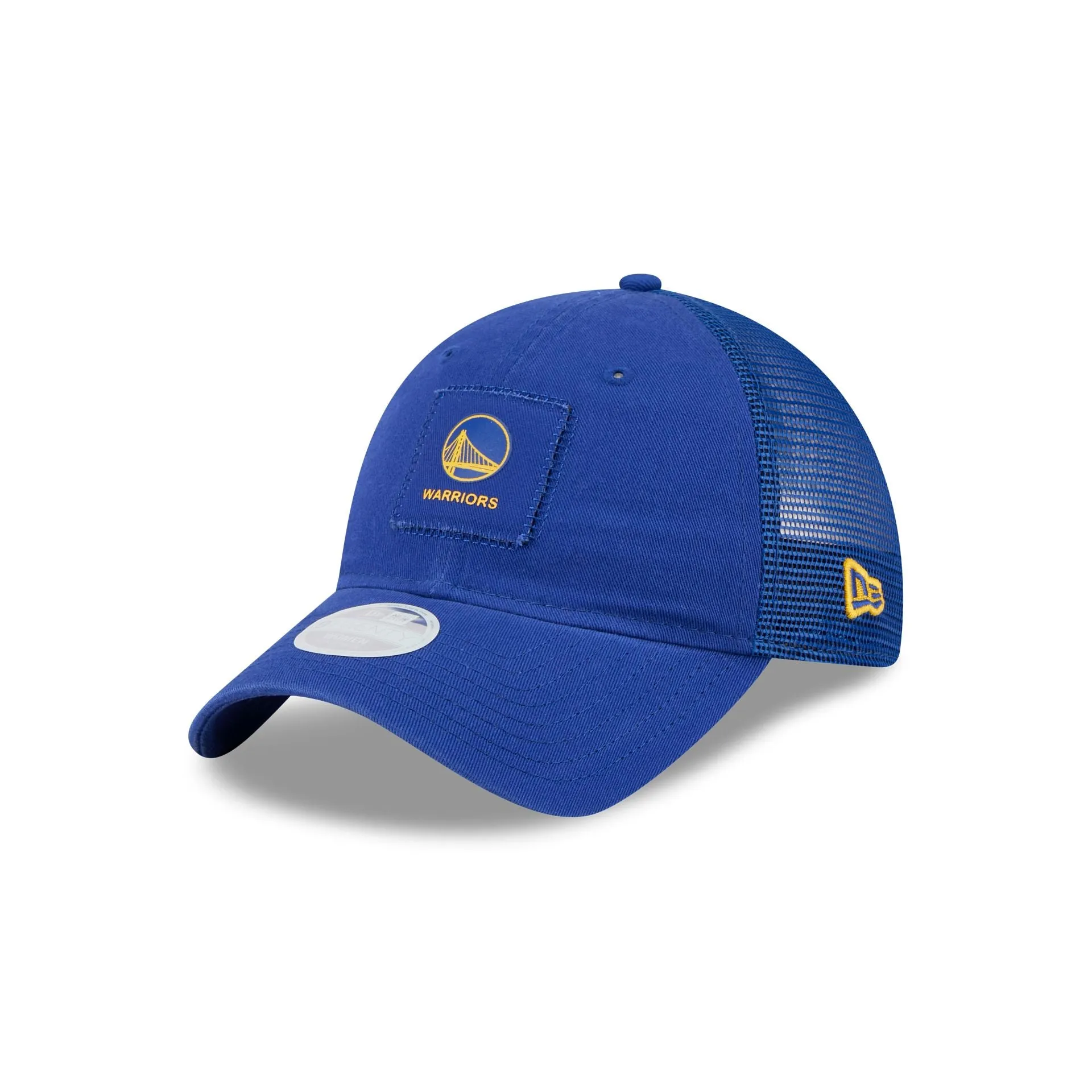 Golden State Warriors Women's Square Stitch 9TWENTY Trucker Hat sold by New Era