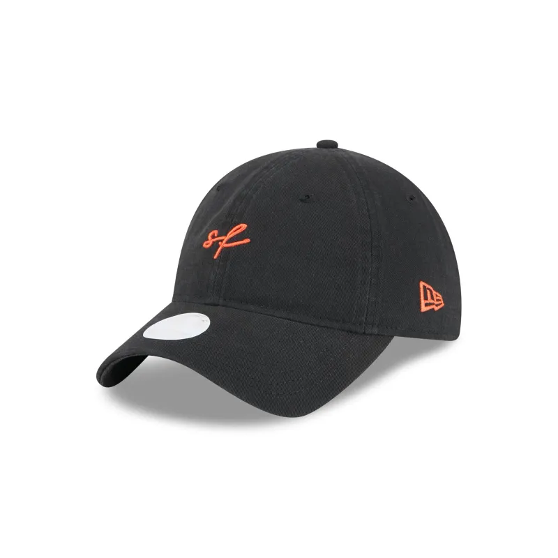 San Francisco Giants Women's Script 9TWENTY Adjustable Hat sold by New Era