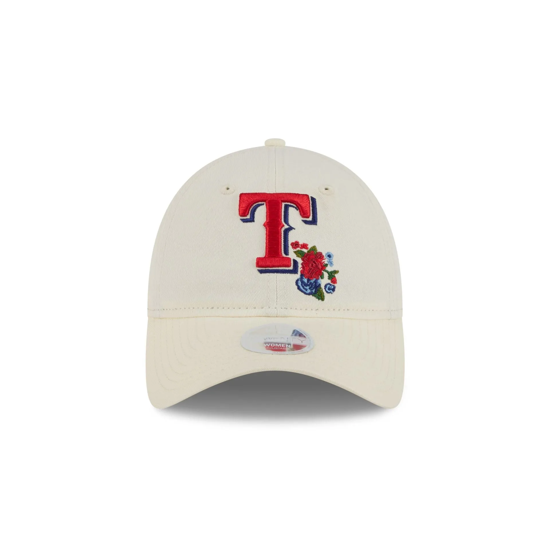 Texas Rangers Women's Floral Stitch 9TWENTY Adjustable Hat sold by New Era product image thumbnail 2