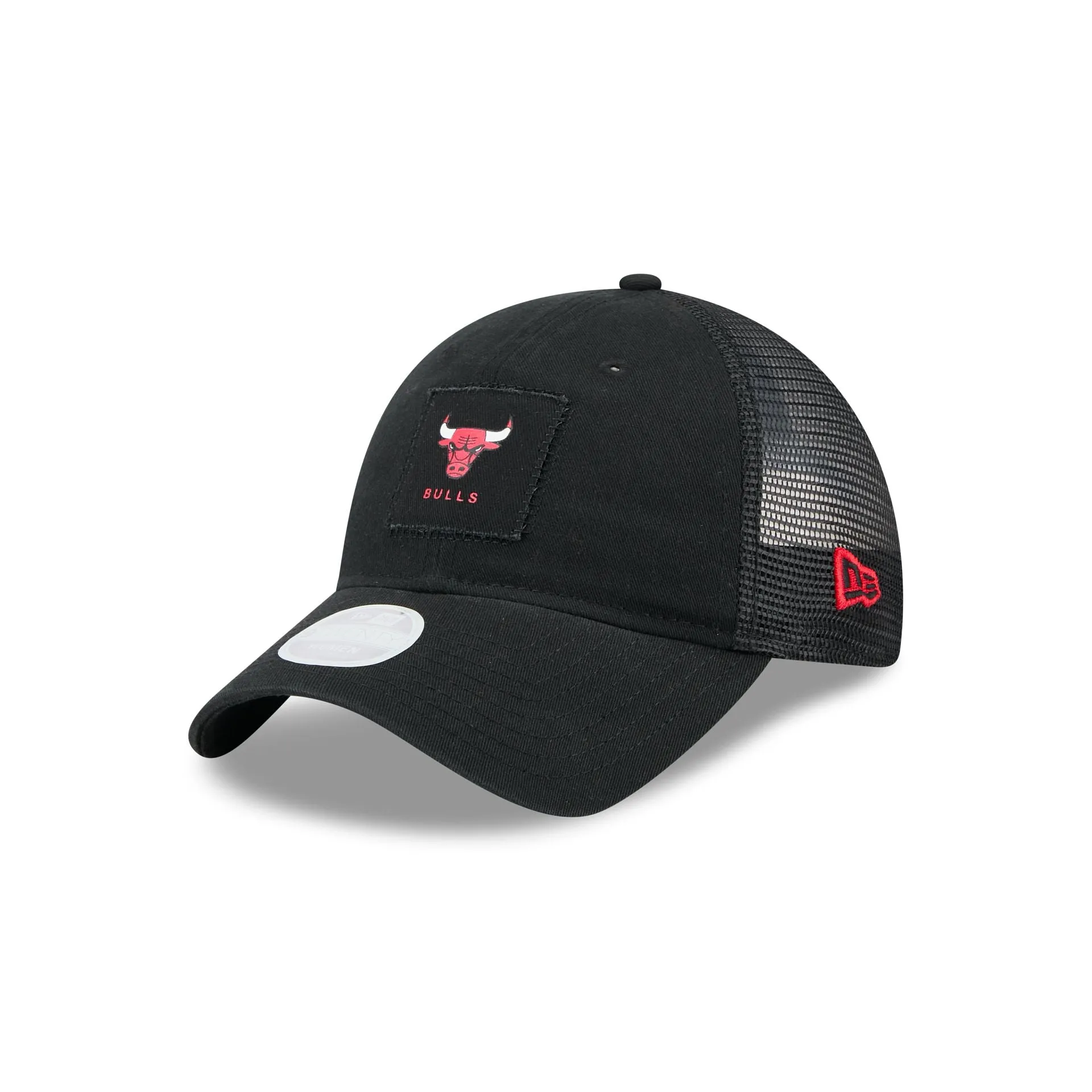 Chicago Bulls Women's Square Stitch 9TWENTY Trucker Hat sold by New Era