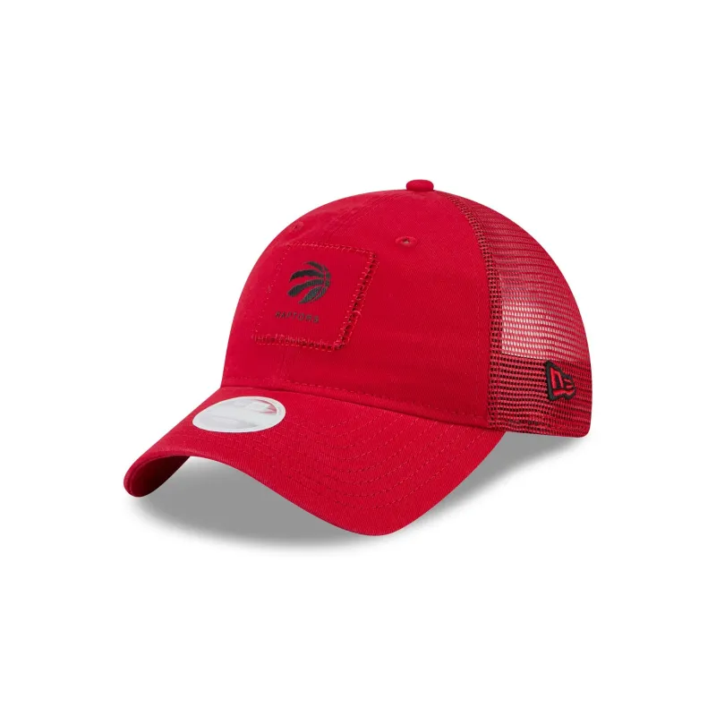 Toronto Raptors Women's Square Stitch 9TWENTY Trucker Hat sold by New Era