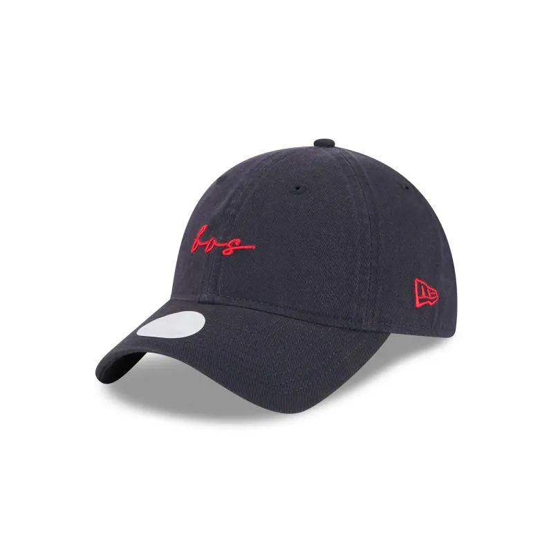 Boston Red Sox Women's Script 9TWENTY Adjustable Hat sold by New Era