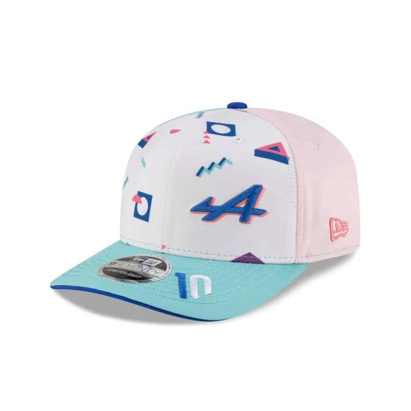 2025 Miami Race Special BWT Alpine F1 Team Pierre Gasly 9SEVENTY Stretch-Snap Hat sold by New Era
