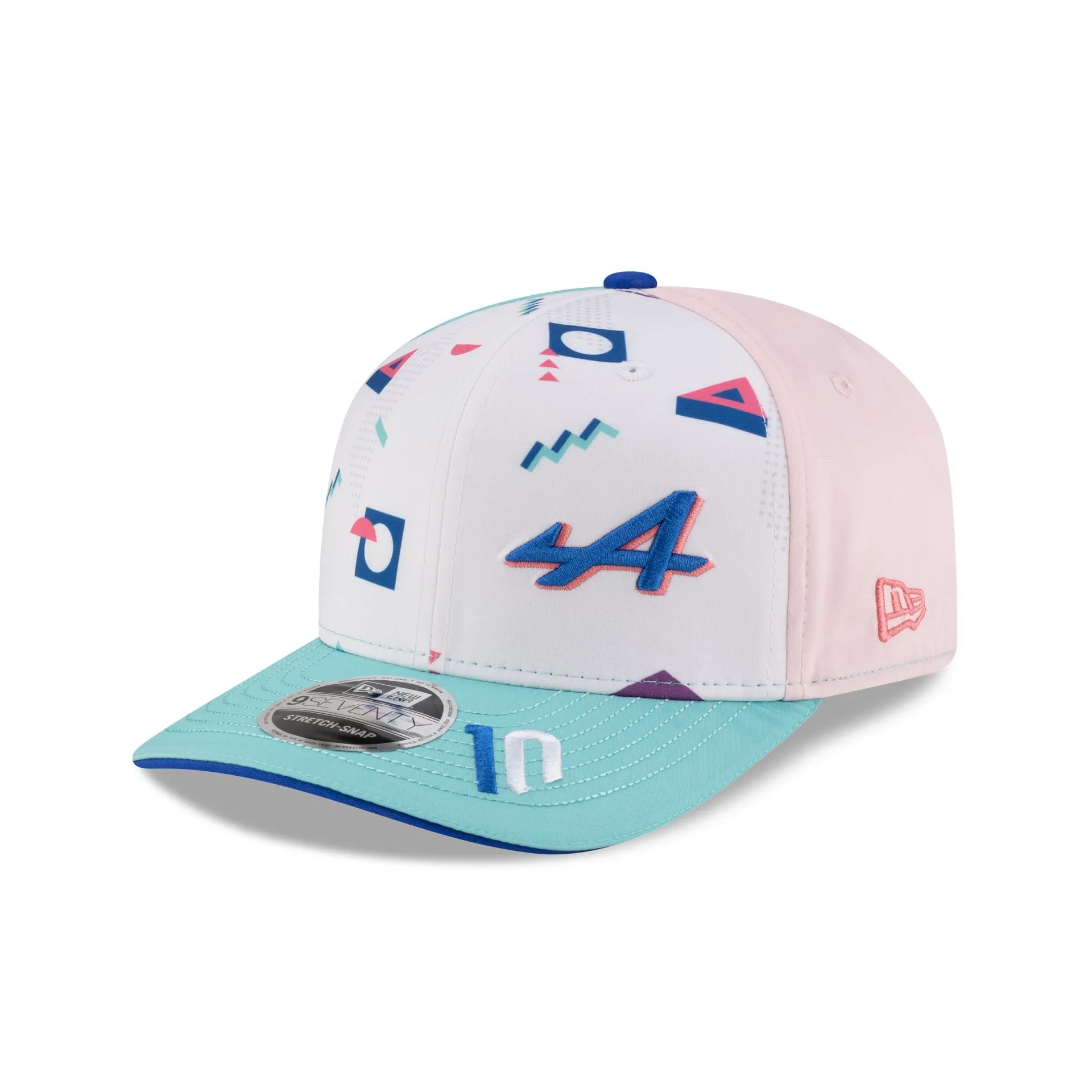2025 Miami Race Special BWT Alpine F1 Team Pierre Gasly 9SEVENTY Stretch-Snap Hat sold by New Era