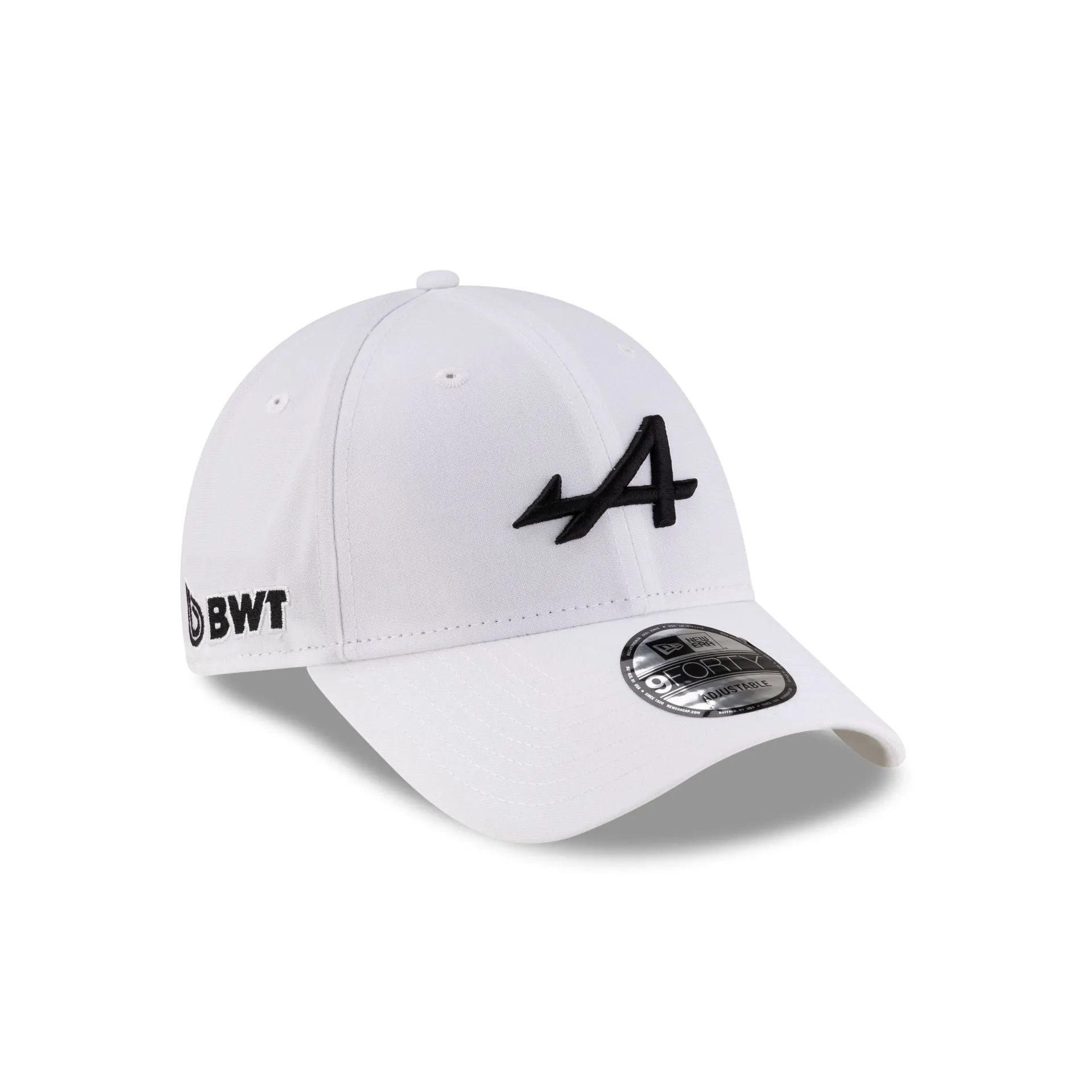 BWT Alpine F1 Team Essential White 9FORTY Snapback Hat sold by New Era