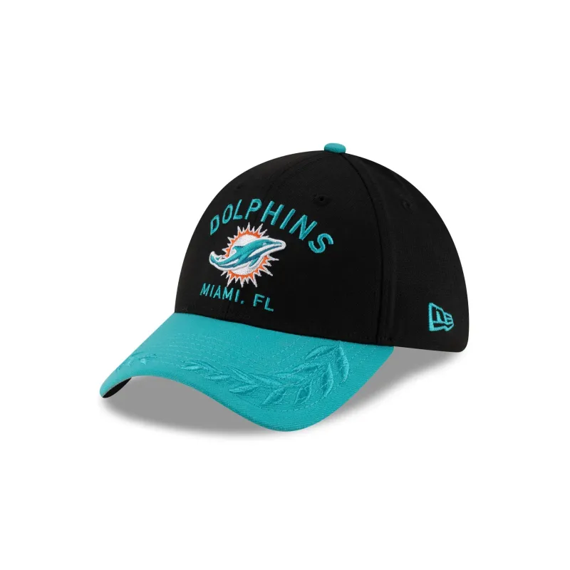 Miami Dolphins 2025 Draft 39THIRTY Stretch Fit Hat sold by New Era
