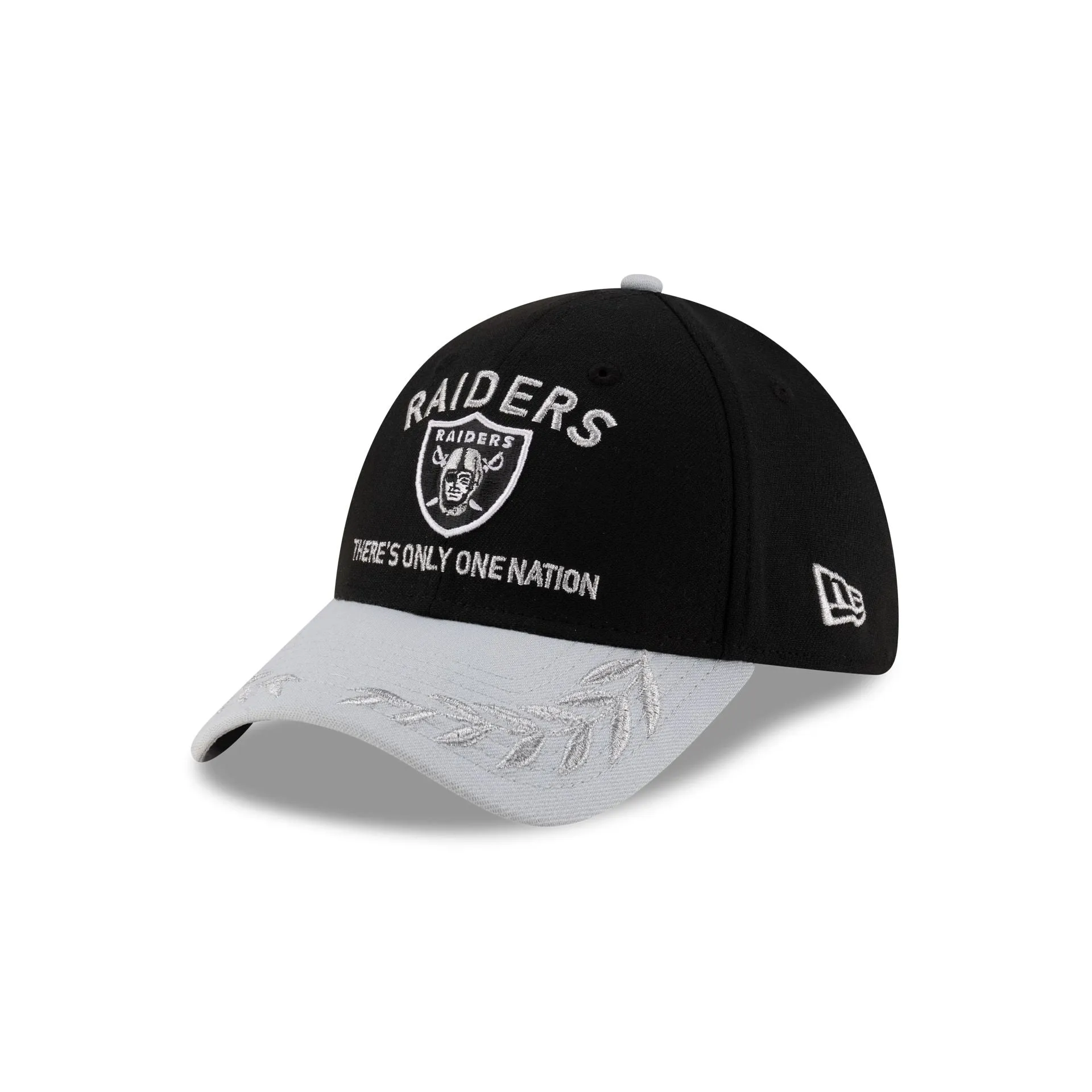 Las Vegas Raiders 2025 Draft 39THIRTY Stretch Fit Hat sold by New Era