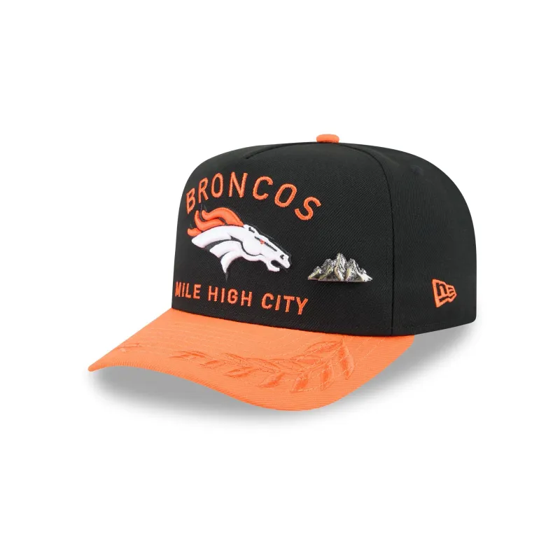 Denver Broncos 2025 Draft Black 59FIFTY A-Frame Fitted Hat sold by New Era