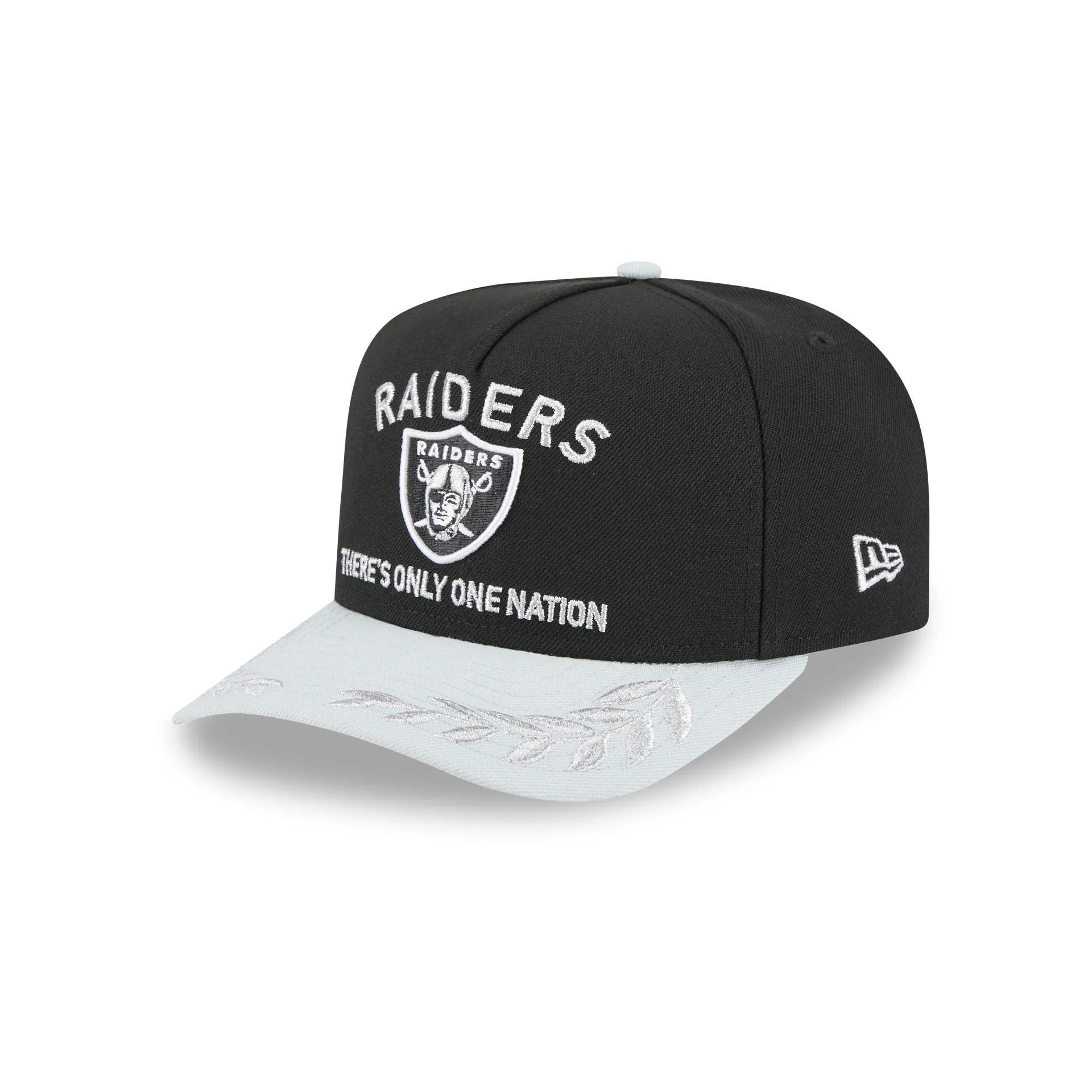 Las Vegas Raiders 2025 Draft 9FIFTY A-Frame Snapback Hat sold by New Era
