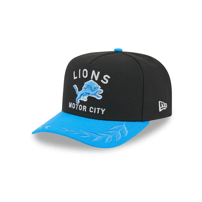 Detroit Lions 2025 Draft 9FIFTY A-Frame Snapback Hat sold by New Era