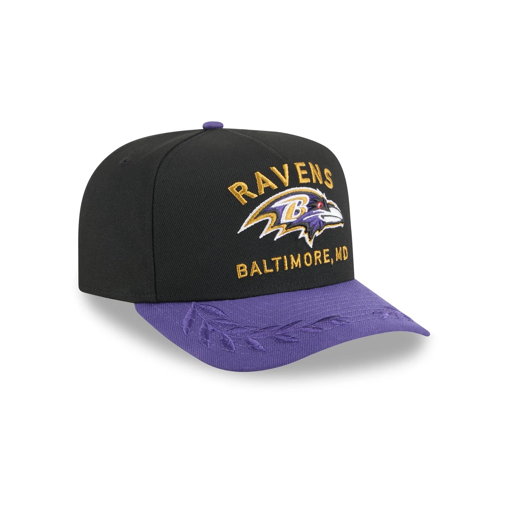Baltimore Ravens 2025 Draft 9FIFTY A-Frame Snapback Hat sold by New Era product image thumbnail 3