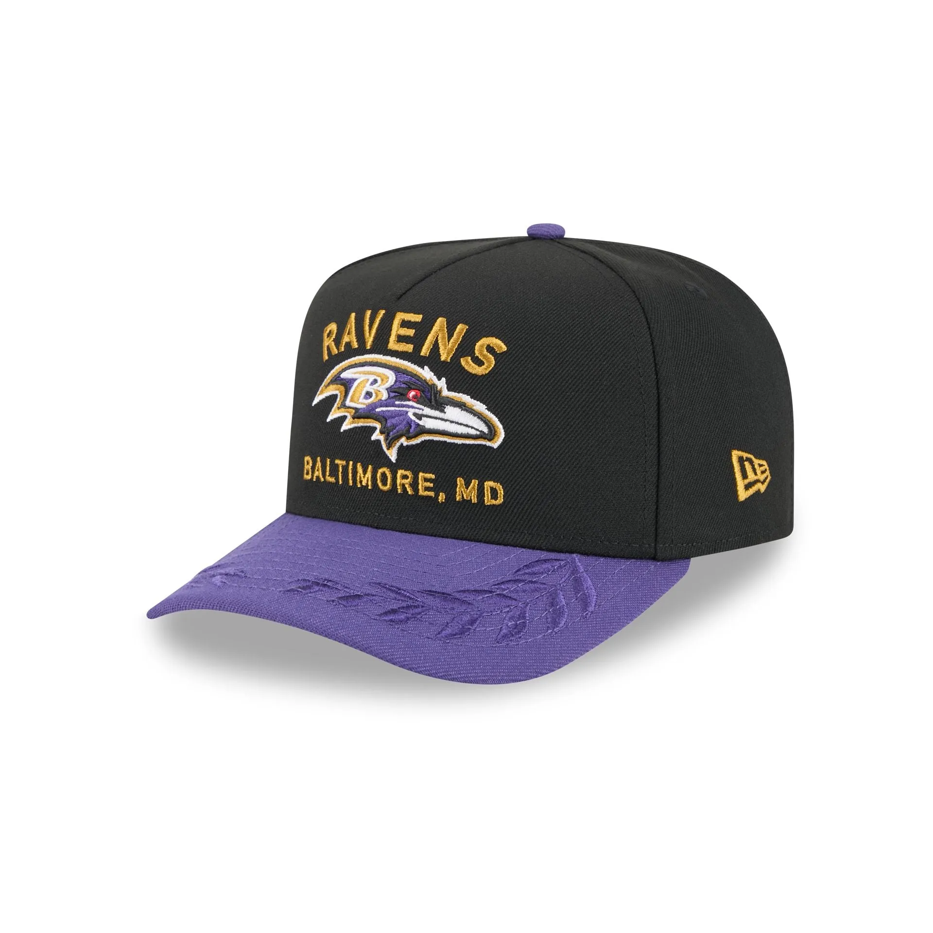 Baltimore Ravens 2025 Draft 9FIFTY A-Frame Snapback Hat sold by New Era