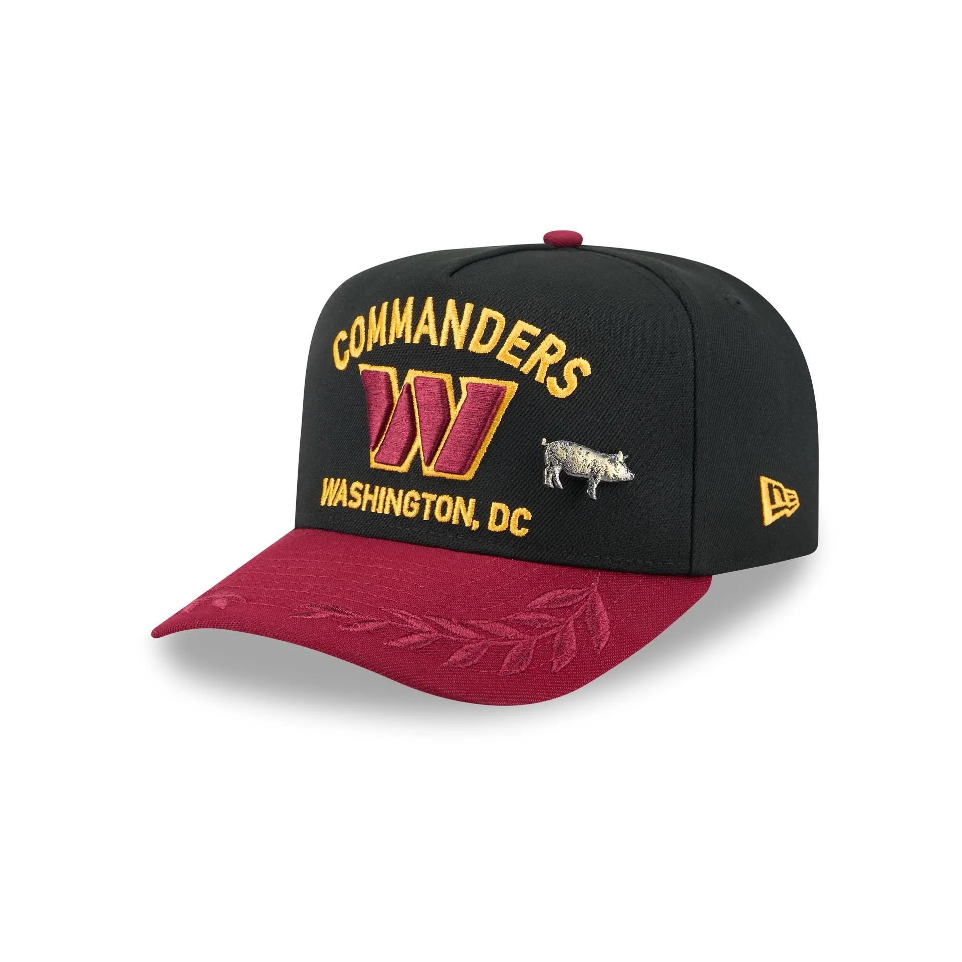 Washington Commanders 2025 Draft Black 59FIFTY A-Frame Fitted Hat sold by New Era
