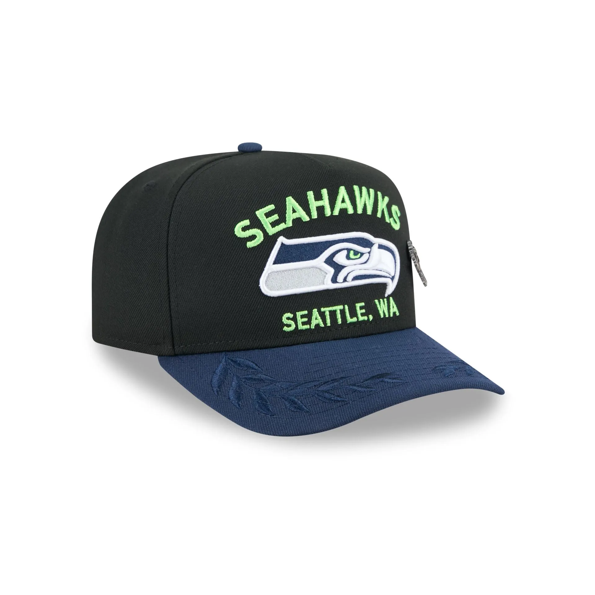 Seattle Seahawks 2025 Draft Black 59FIFTY A-Frame Fitted Hat sold by New Era product image thumbnail 3