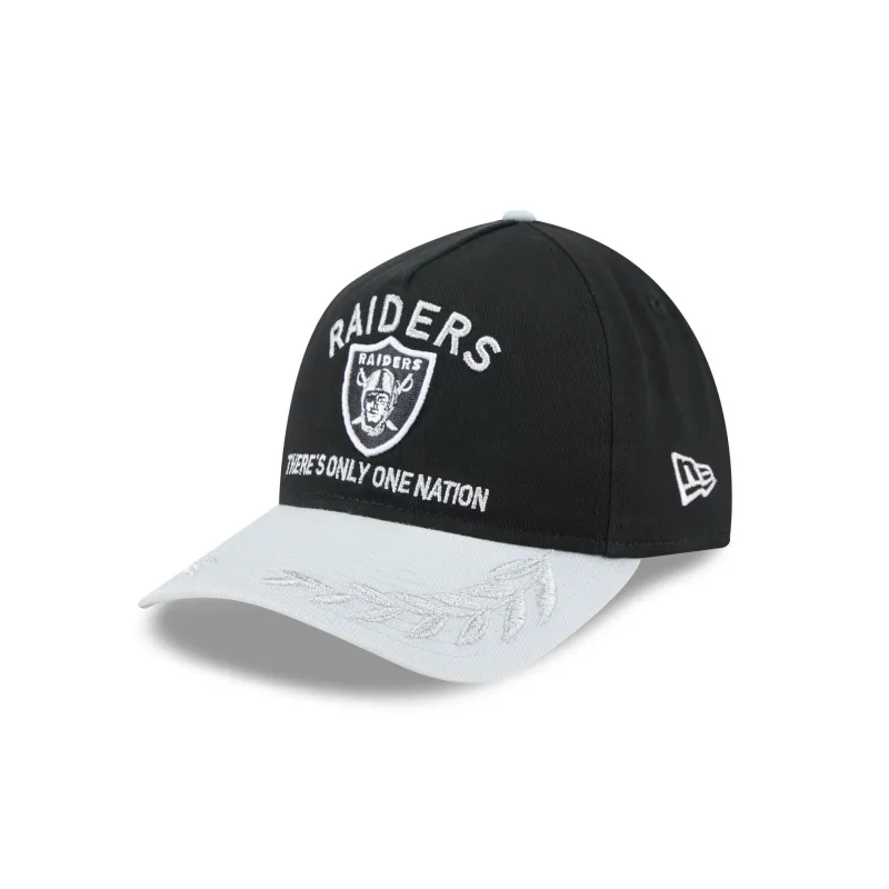 Las Vegas Raiders 2025 Draft 9TWENTY A-Frame Adjustable Hat sold by New Era