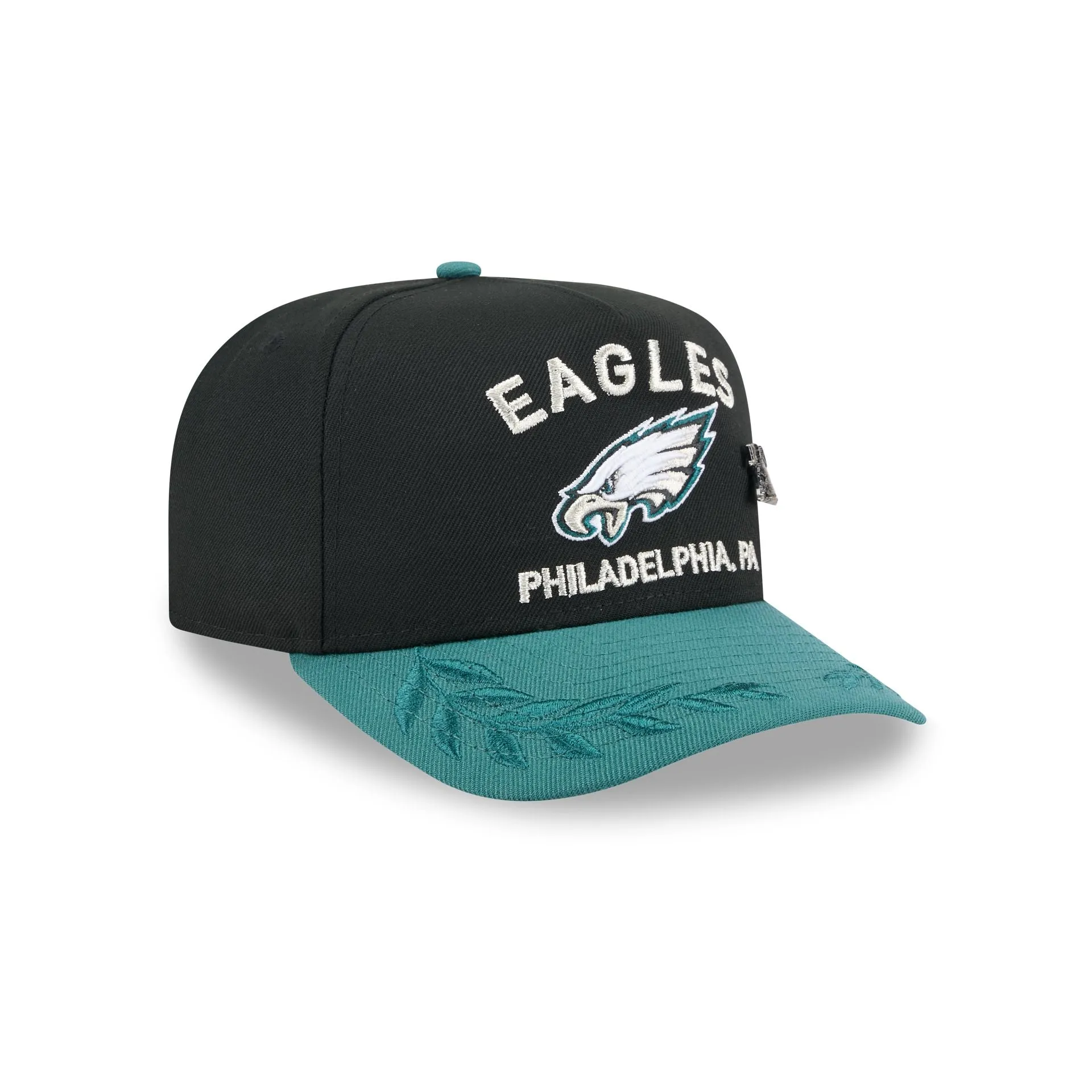 Philadelphia Eagles 2025 Draft Black 59FIFTY A-Frame Fitted Hat sold by New Era product image thumbnail 3