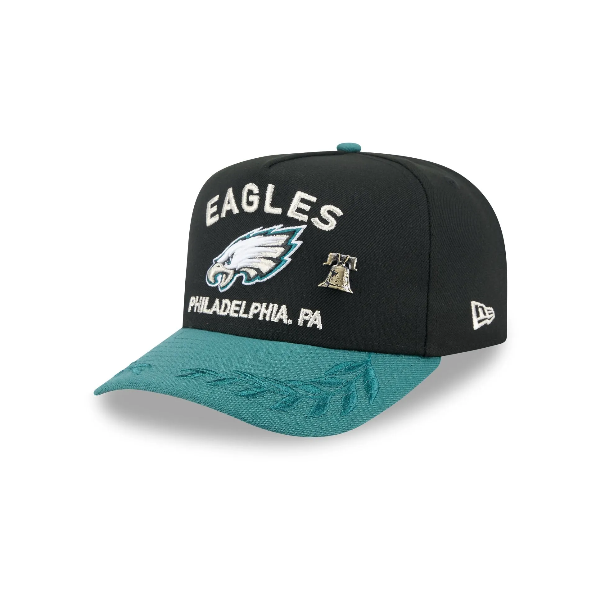Philadelphia Eagles 2025 Draft Black 59FIFTY A-Frame Fitted Hat sold by New Era