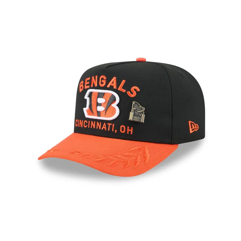 Cincinnati Bengals 2025 Draft Black 59FIFTY A-Frame Fitted Hat sold by New Era