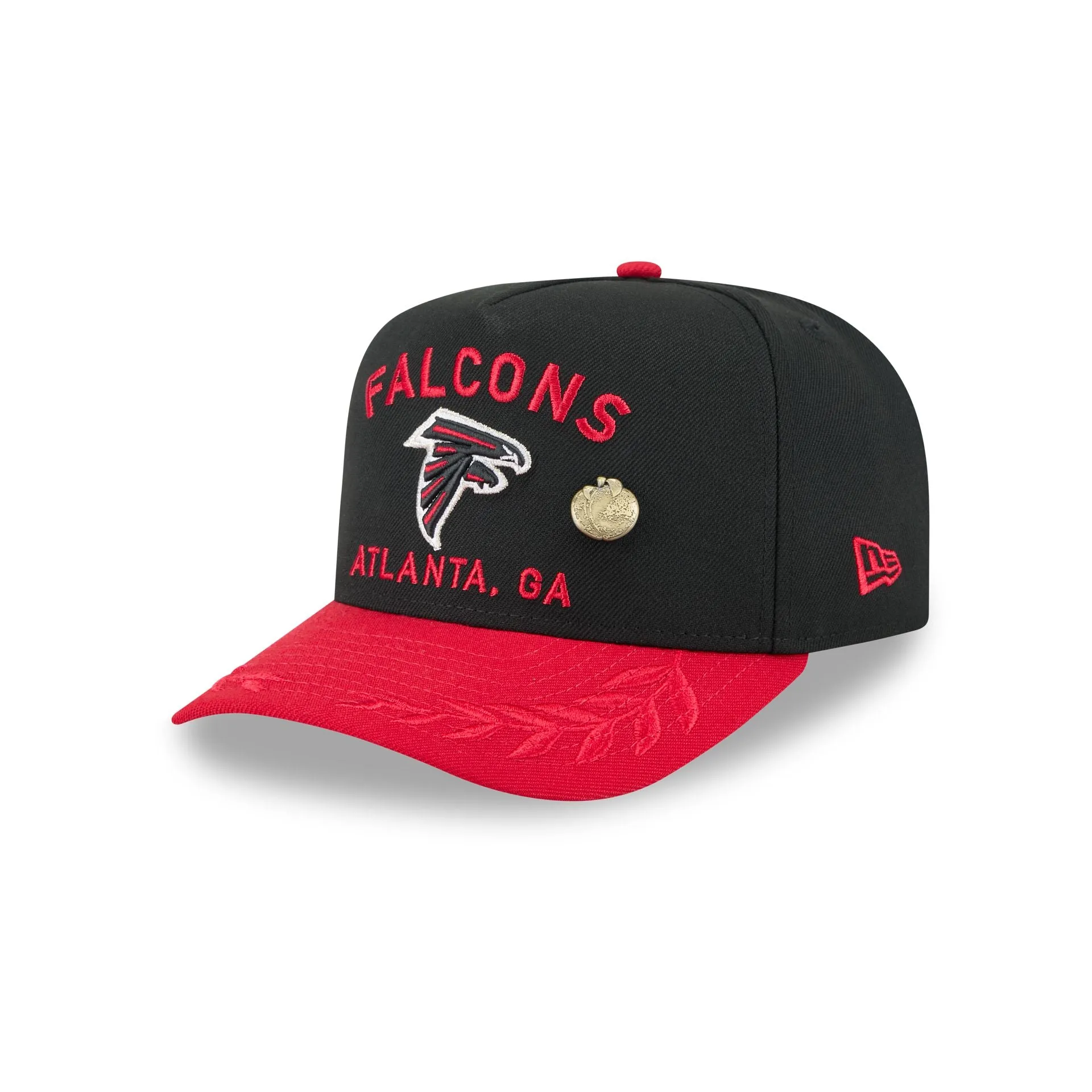 Atlanta Falcons 2025 Draft Black 59FIFTY A-Frame Fitted Hat sold by New Era