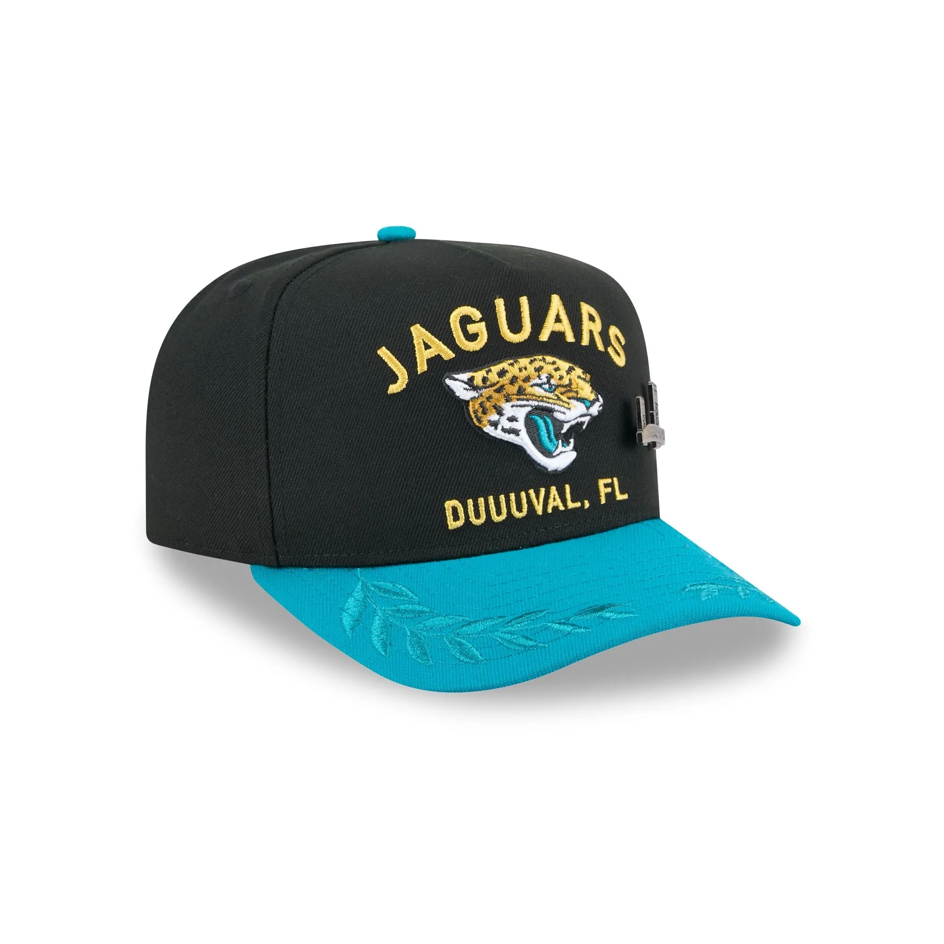 Jacksonville Jaguars 2025 Draft Black 59FIFTY A-Frame Fitted Hat sold by New Era product image thumbnail 3