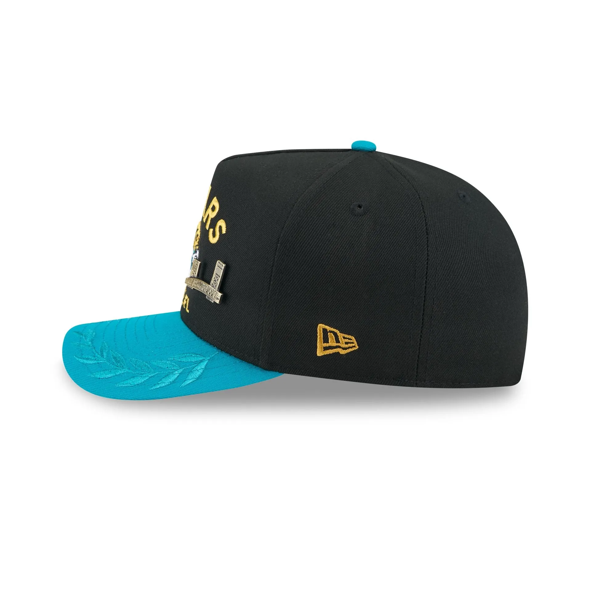Jacksonville Jaguars 2025 Draft Black 59FIFTY A-Frame Fitted Hat sold by New Era product image thumbnail 4