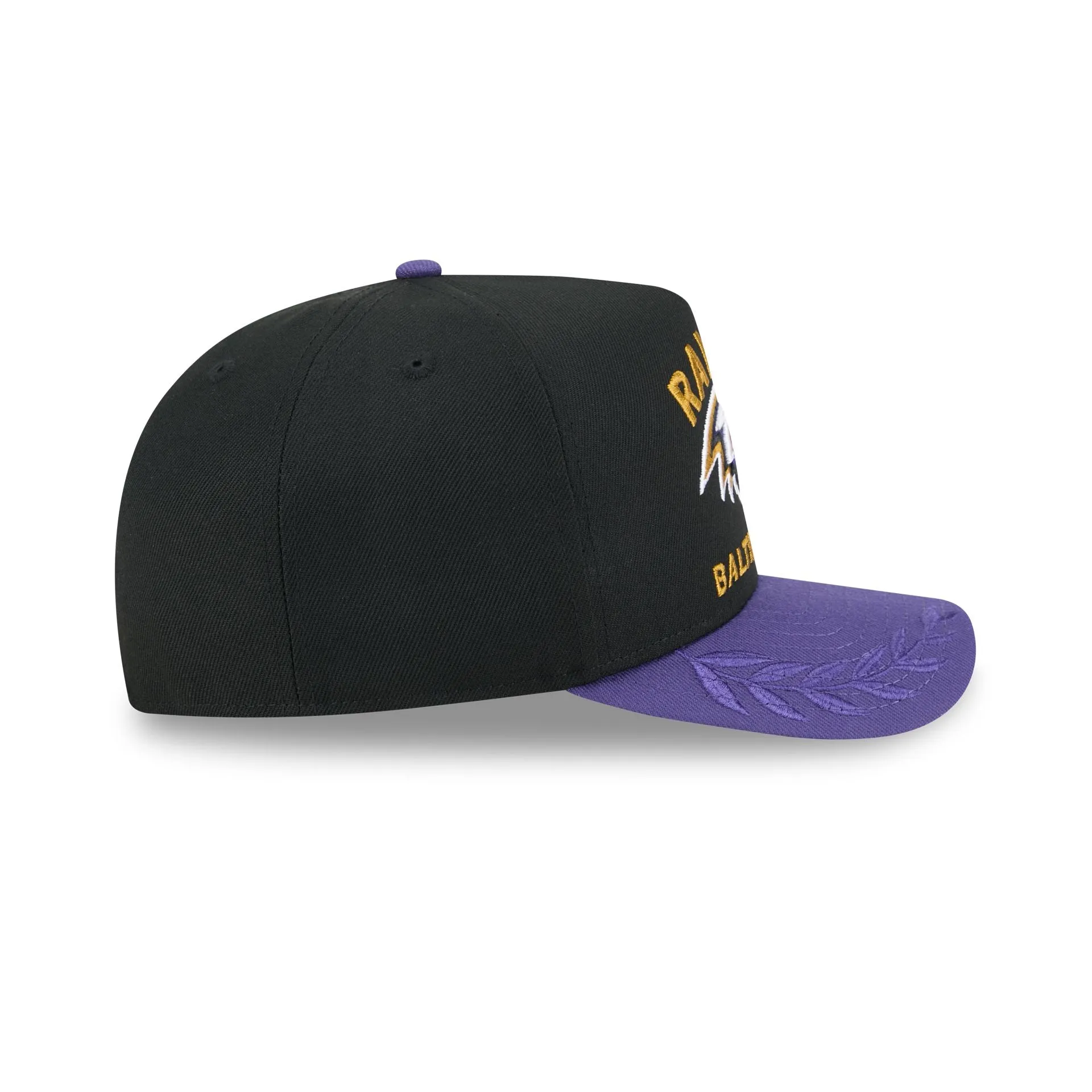 Baltimore Ravens 2025 Draft Black 59FIFTY A-Frame Fitted Hat sold by New Era product image thumbnail 5