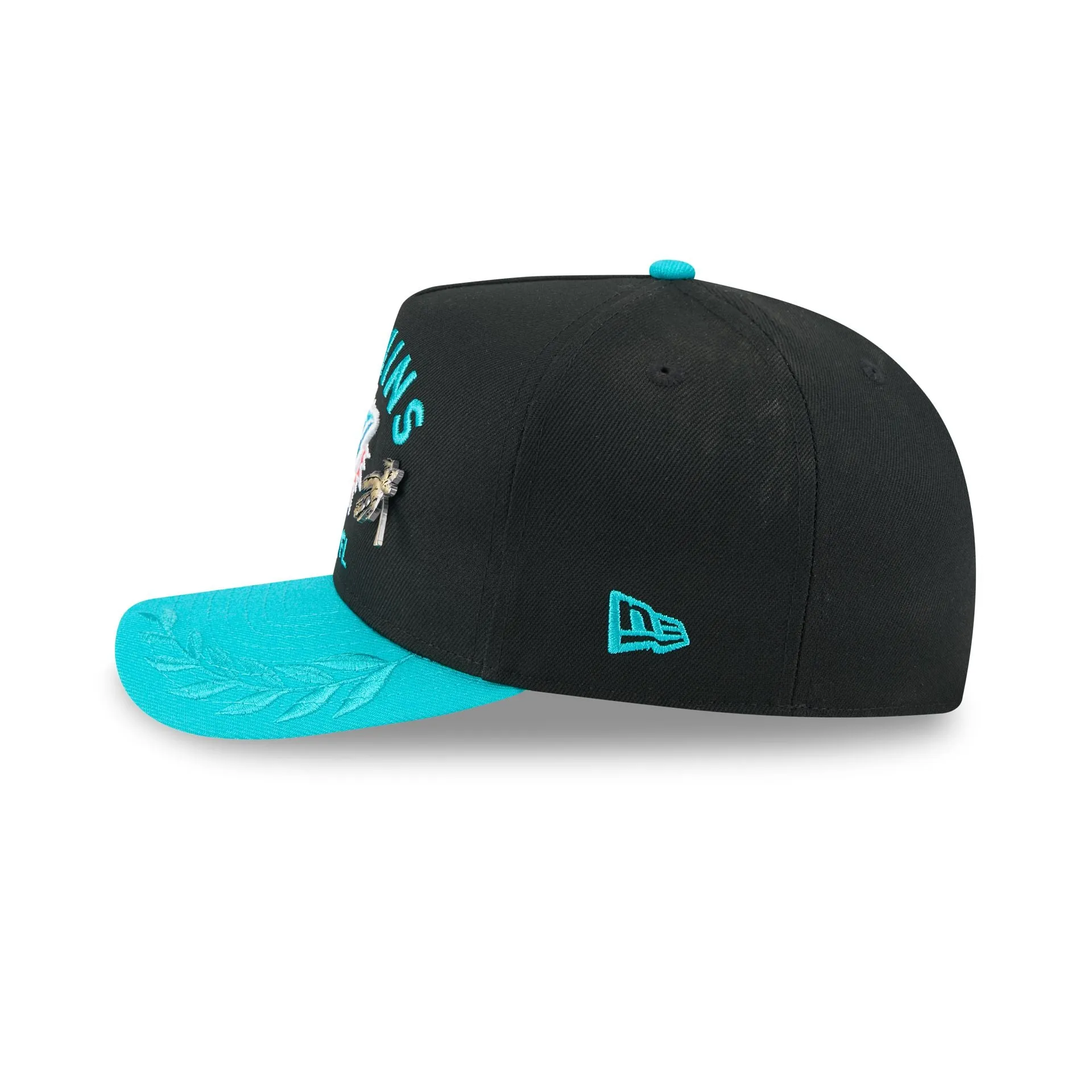 Miami Dolphins 2025 Draft Black 59FIFTY A-Frame Fitted Hat sold by New Era product image thumbnail 4