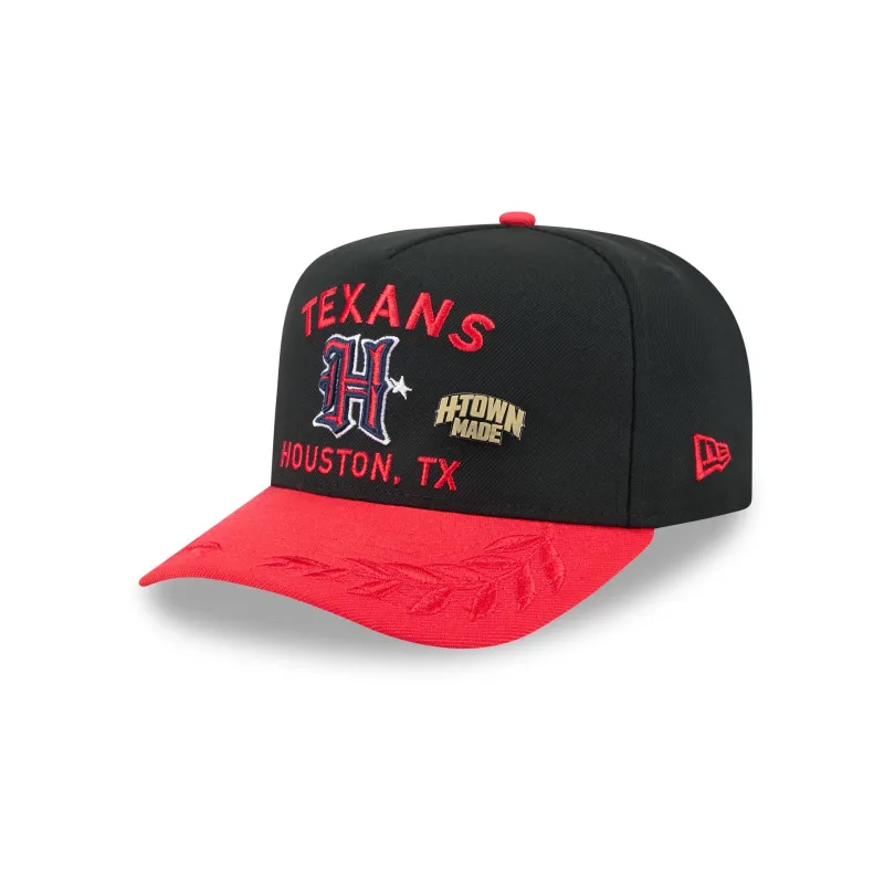 Houston Texans 2025 Draft Black 59FIFTY A-Frame Fitted Hat sold by New Era