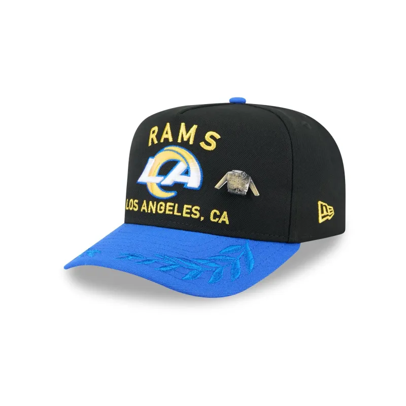 Los Angeles Rams 2025 Draft Black 59FIFTY A-Frame Fitted Hat sold by New Era
