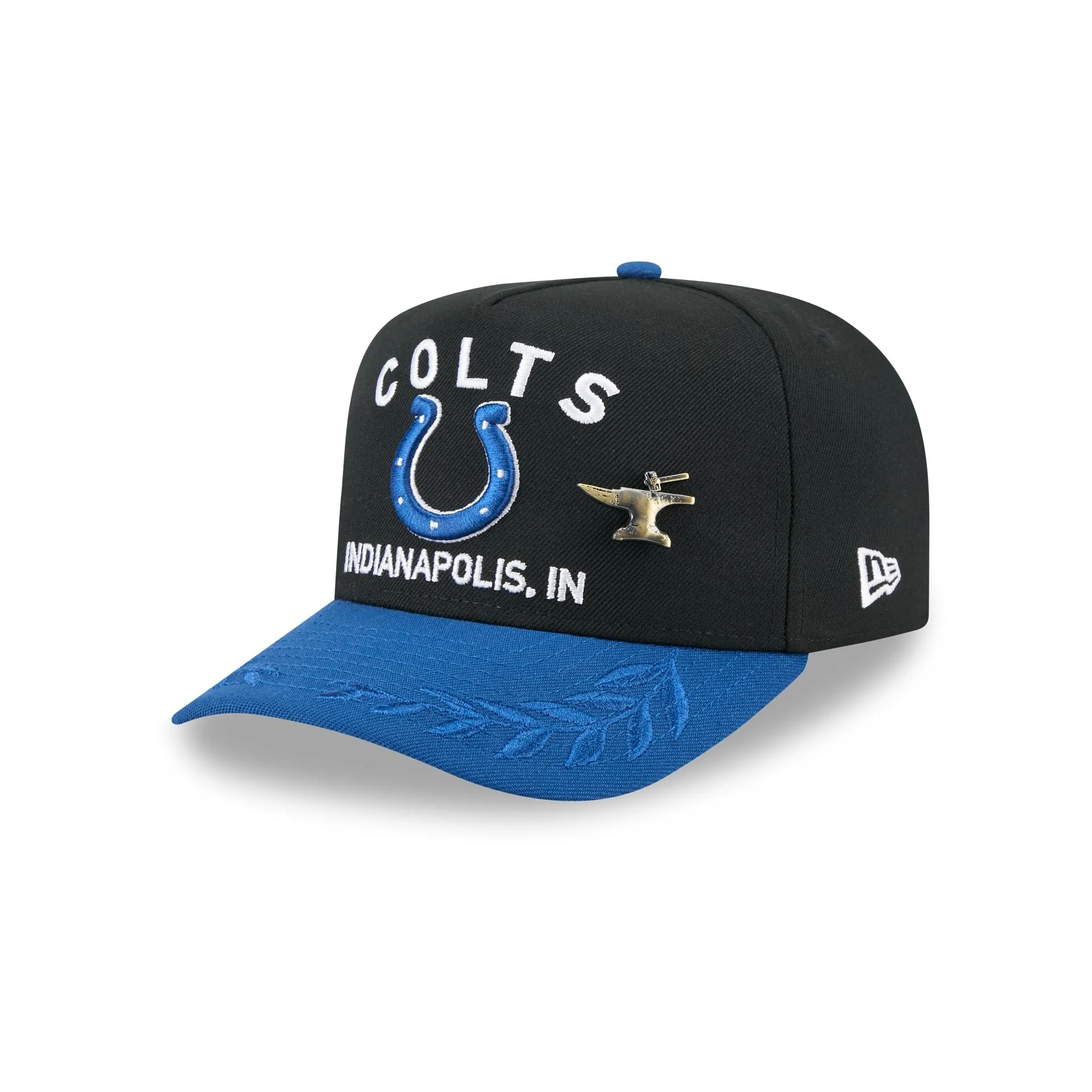 Indianapolis Colts 2025 Draft Black 59FIFTY A-Frame Fitted Hat sold by New Era
