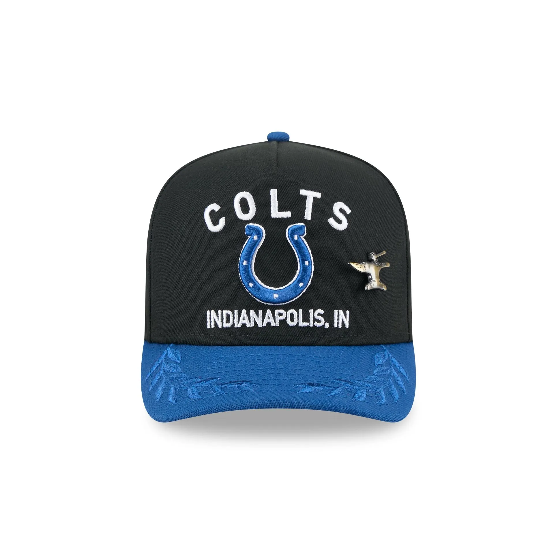 Indianapolis Colts 2025 Draft Black 59FIFTY A-Frame Fitted Hat sold by New Era product image thumbnail 2