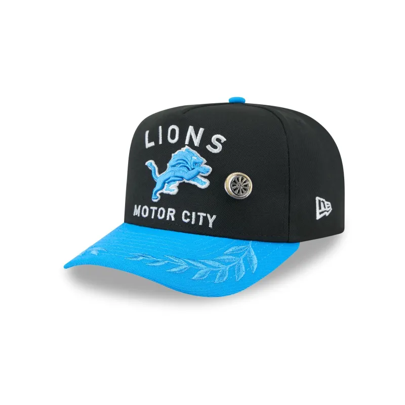 Detroit Lions 2025 Draft Black 59FIFTY A-Frame Fitted Hat sold by New Era
