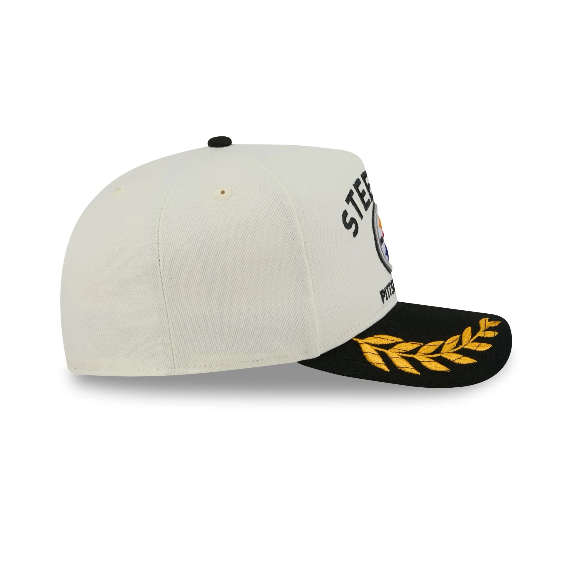 Pittsburgh Steelers 2025 Draft Chrome White 59FIFTY A-Frame Fitted Hat sold by New Era product image thumbnail 5