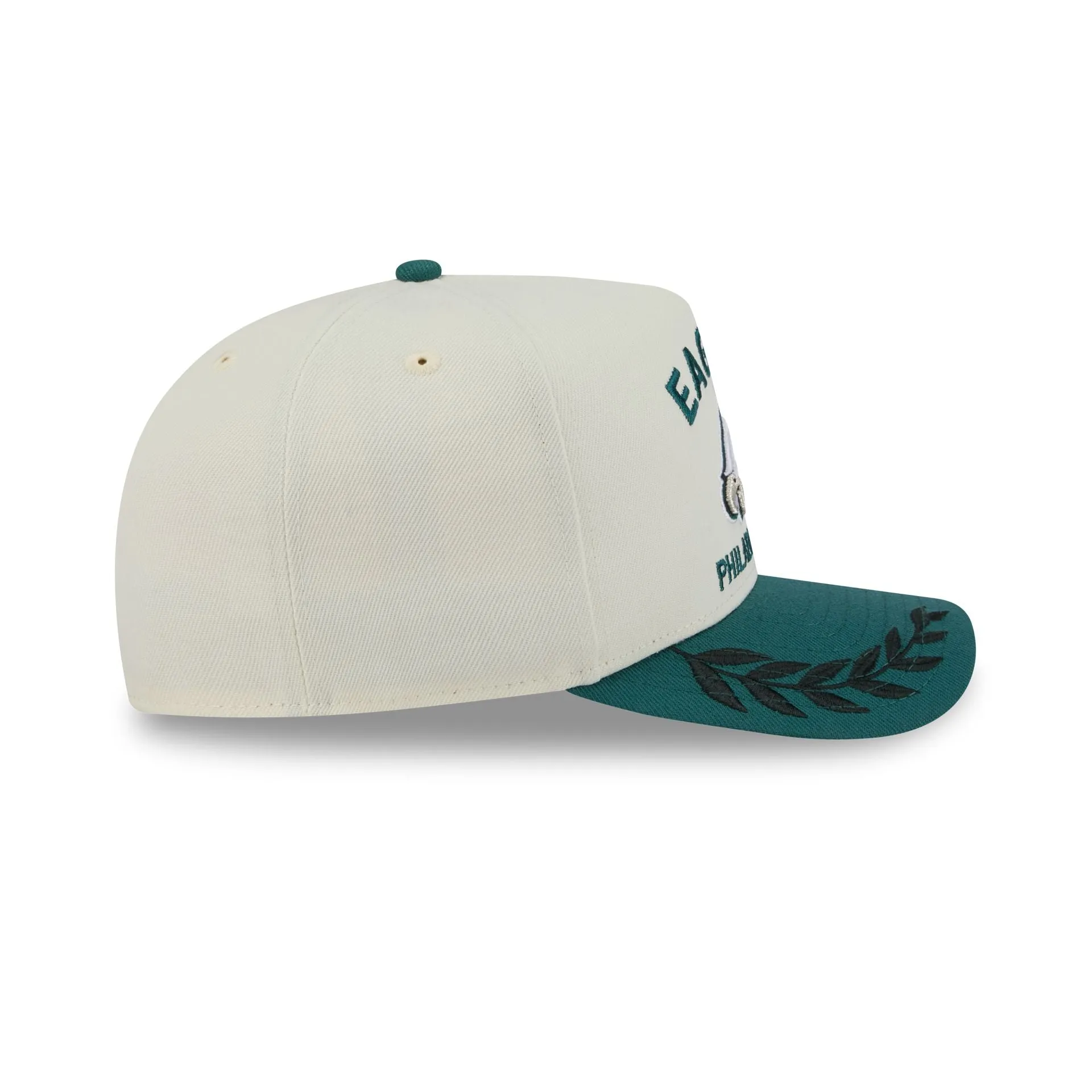 Philadelphia Eagles 2025 Draft Chrome White 59FIFTY A-Frame Fitted Hat sold by New Era product image thumbnail 5