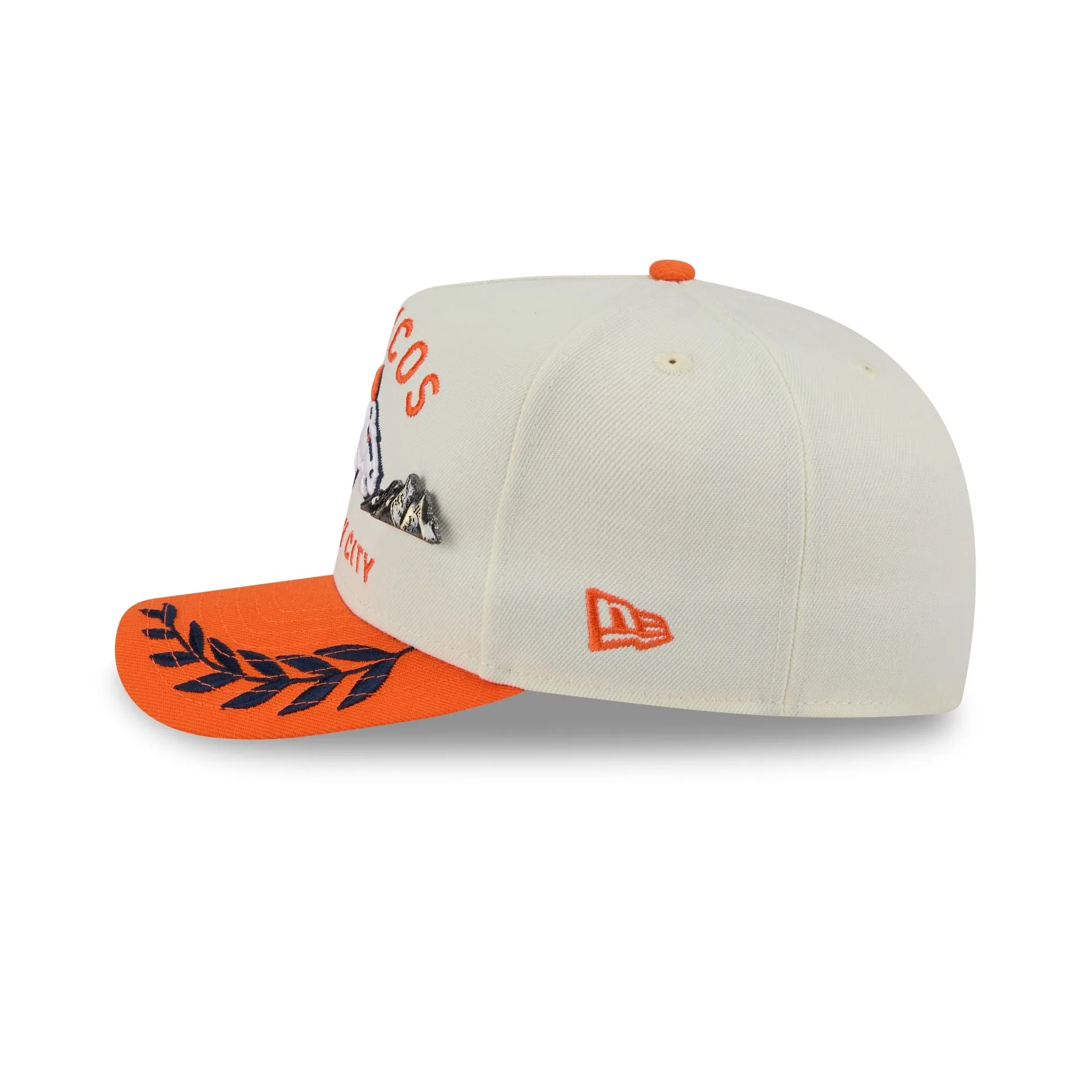 Denver Broncos 2025 Draft Chrome White 59FIFTY A-Frame Fitted Hat sold by New Era product image thumbnail 4