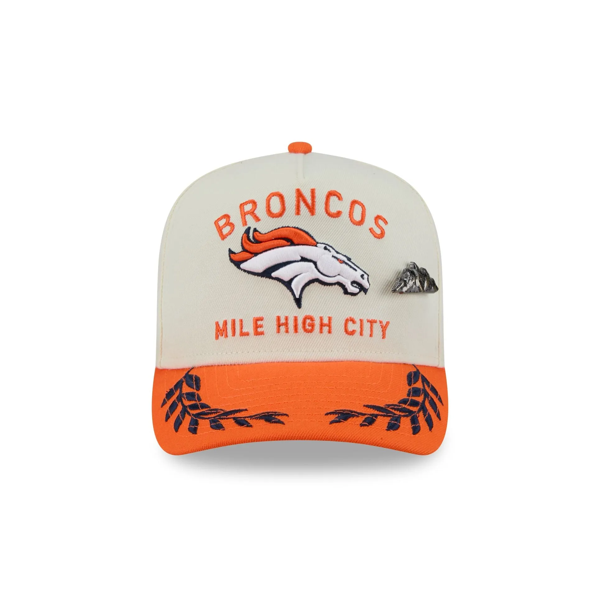 Denver Broncos 2025 Draft Chrome White 59FIFTY A-Frame Fitted Hat sold by New Era product image thumbnail 2