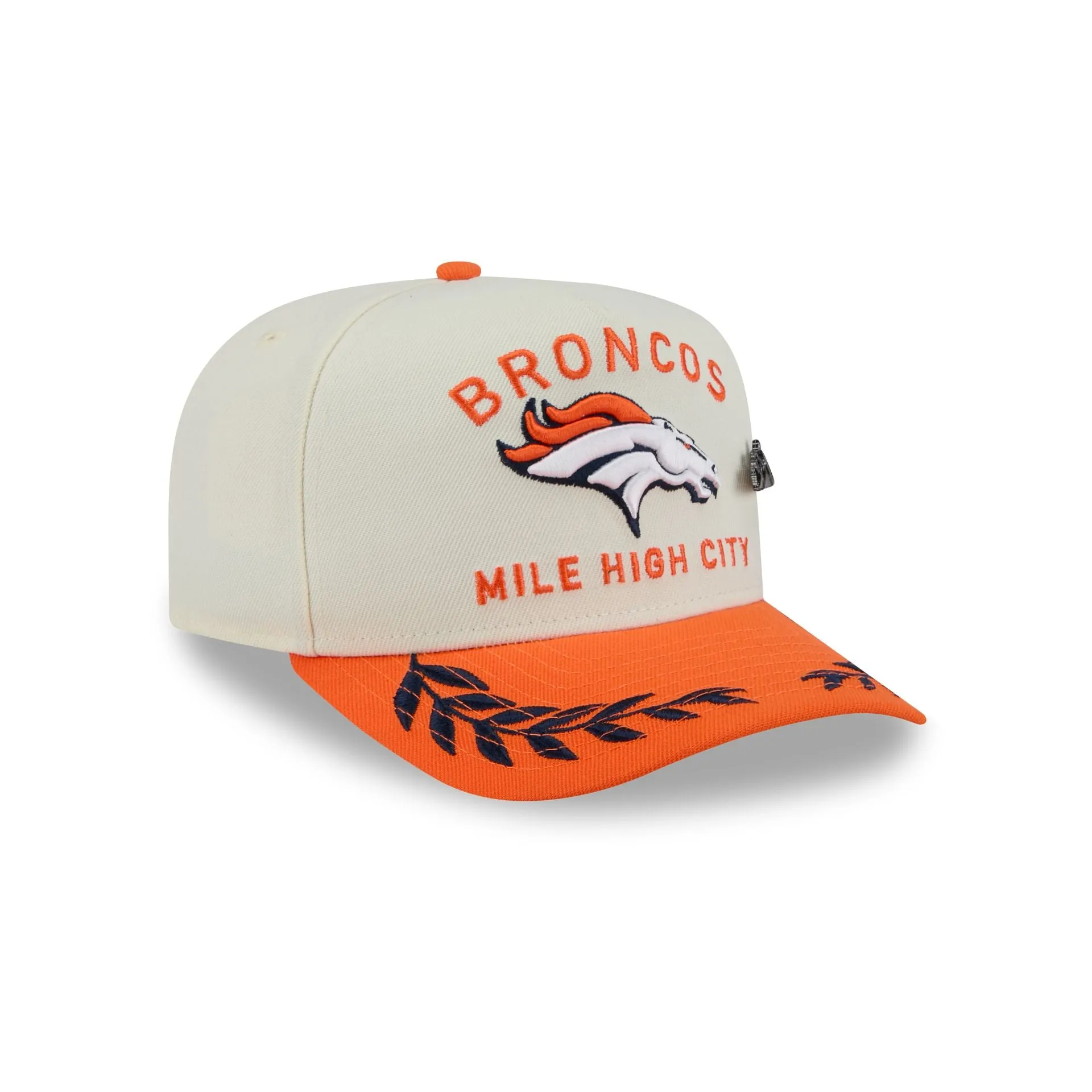 Denver Broncos 2025 Draft Chrome White 59FIFTY A-Frame Fitted Hat sold by New Era product image thumbnail 3