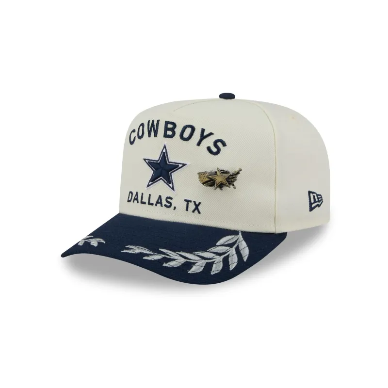 Dallas Cowboys 2025 Draft Chrome White 59FIFTY A-Frame Fitted Hat sold by New Era
