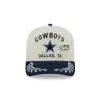 Dallas Cowboys 2025 Draft Chrome White 59FIFTY A-Frame Fitted Hat sold by New Era