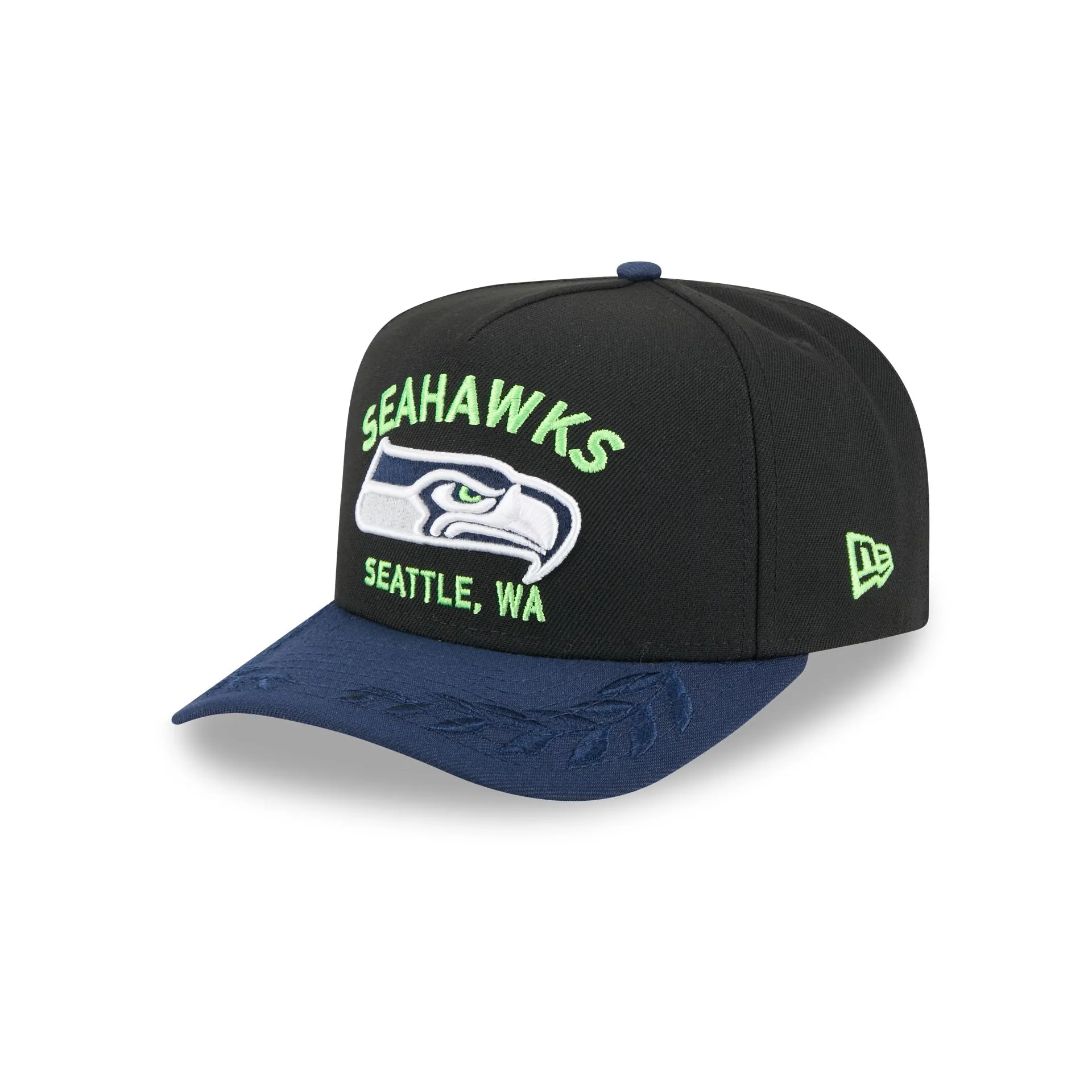 Seattle Seahawks 2025 Draft 9FIFTY A-Frame Snapback Hat sold by New Era