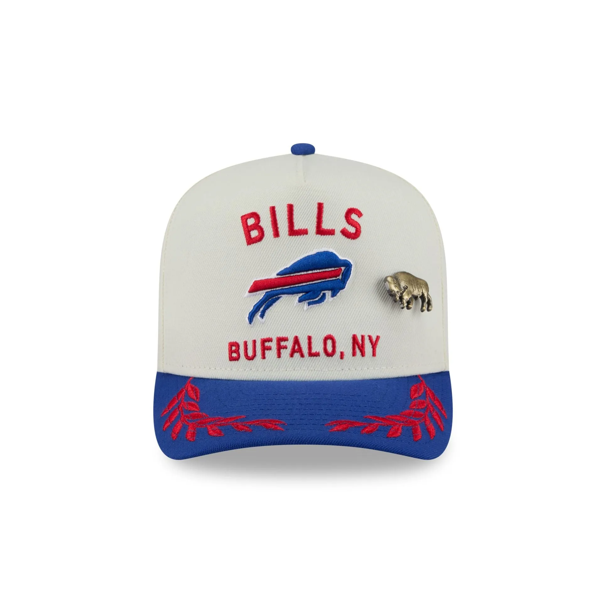 Buffalo Bills 2025 Draft Chrome White 59FIFTY A-Frame Fitted Hat sold by New Era product image thumbnail 2