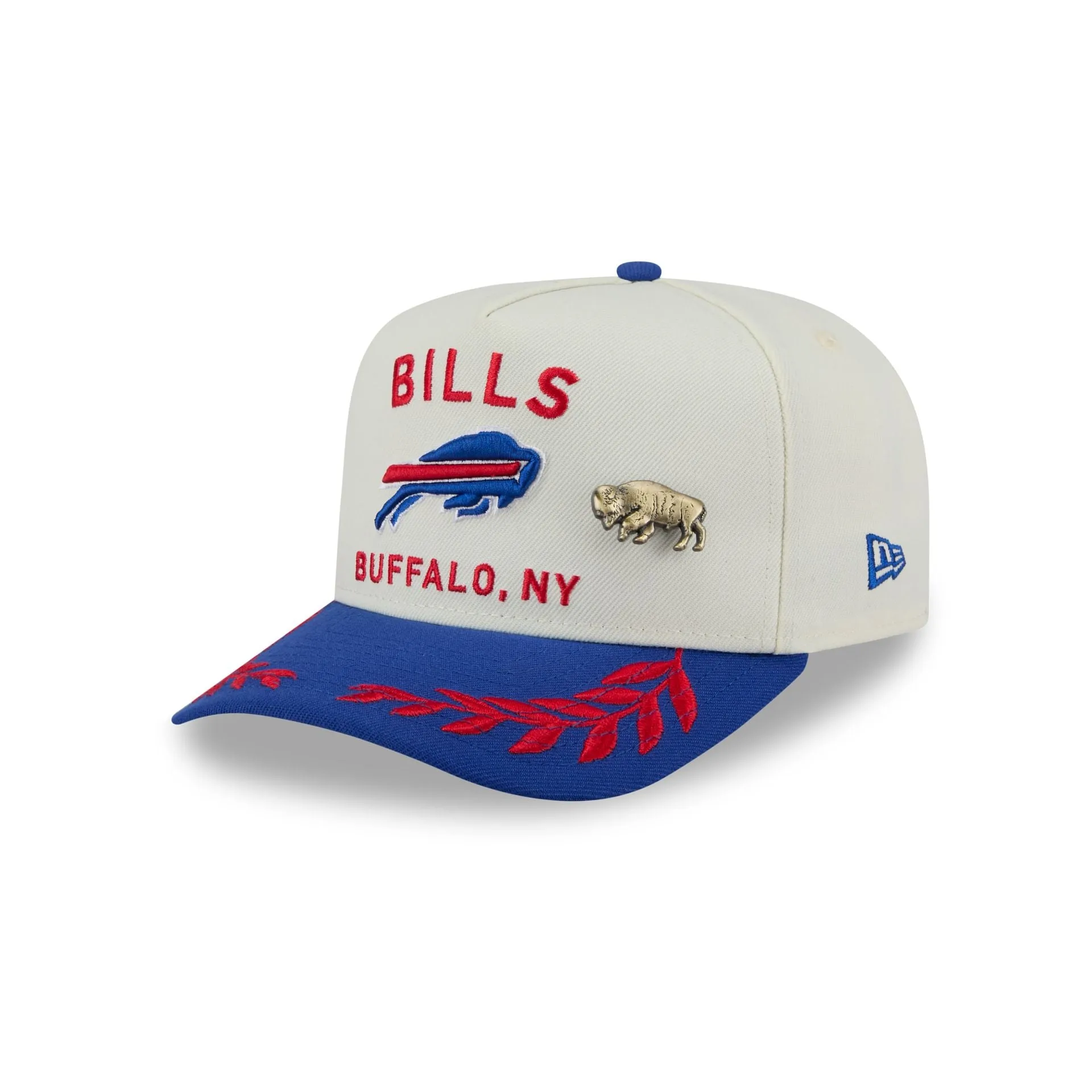 Buffalo Bills 2025 Draft Chrome White 59FIFTY A-Frame Fitted Hat sold by New Era