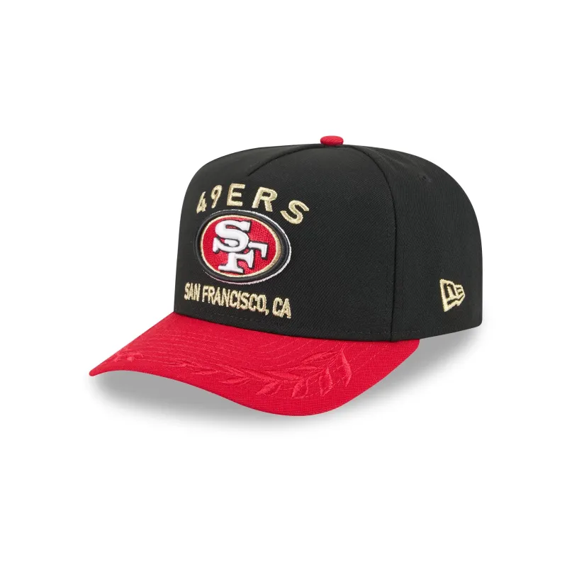 San Francisco 49ers 2025 Draft 9FIFTY A-Frame Snapback Hat sold by New Era