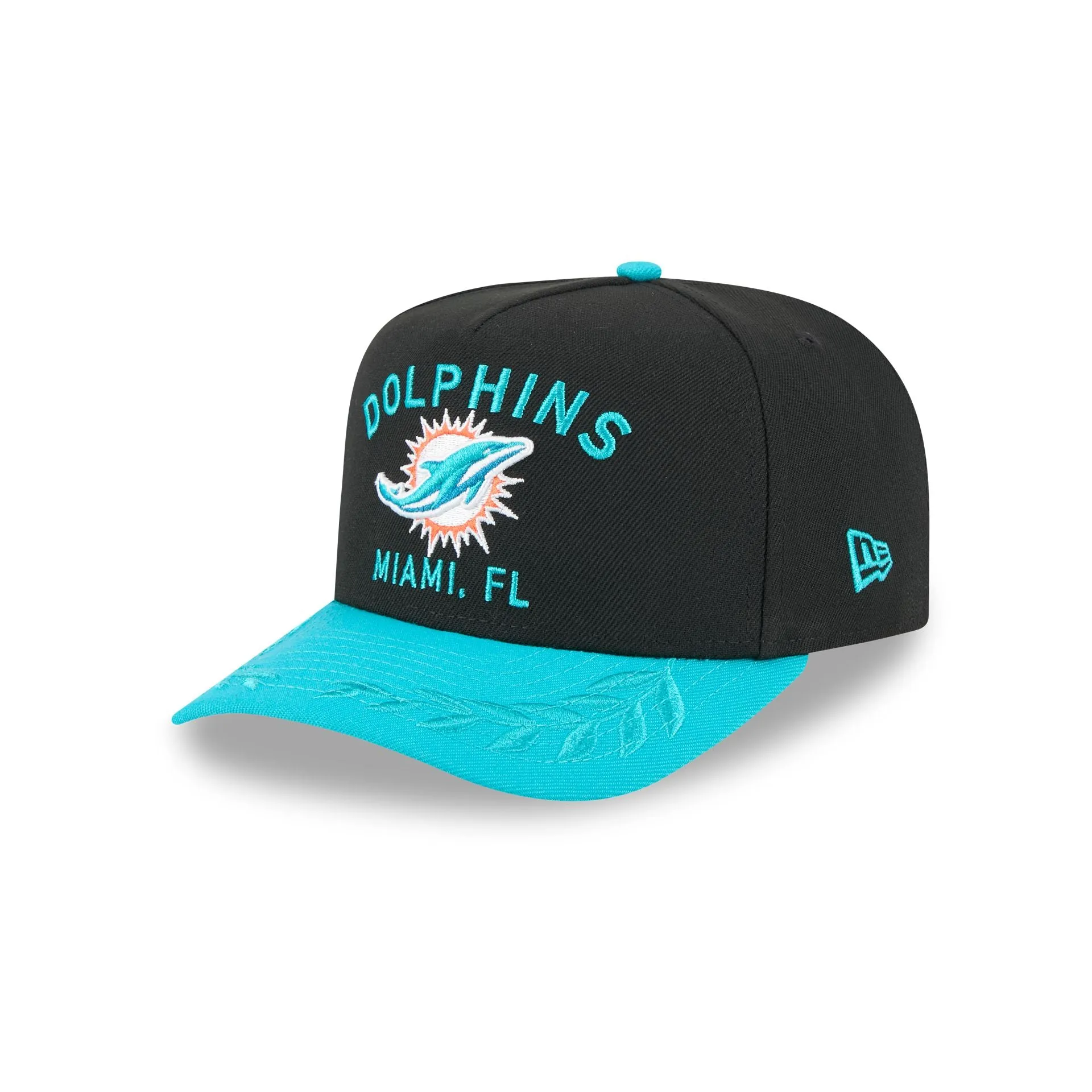 Miami Dolphins 2025 Draft 9FIFTY A-Frame Snapback Hat sold by New Era